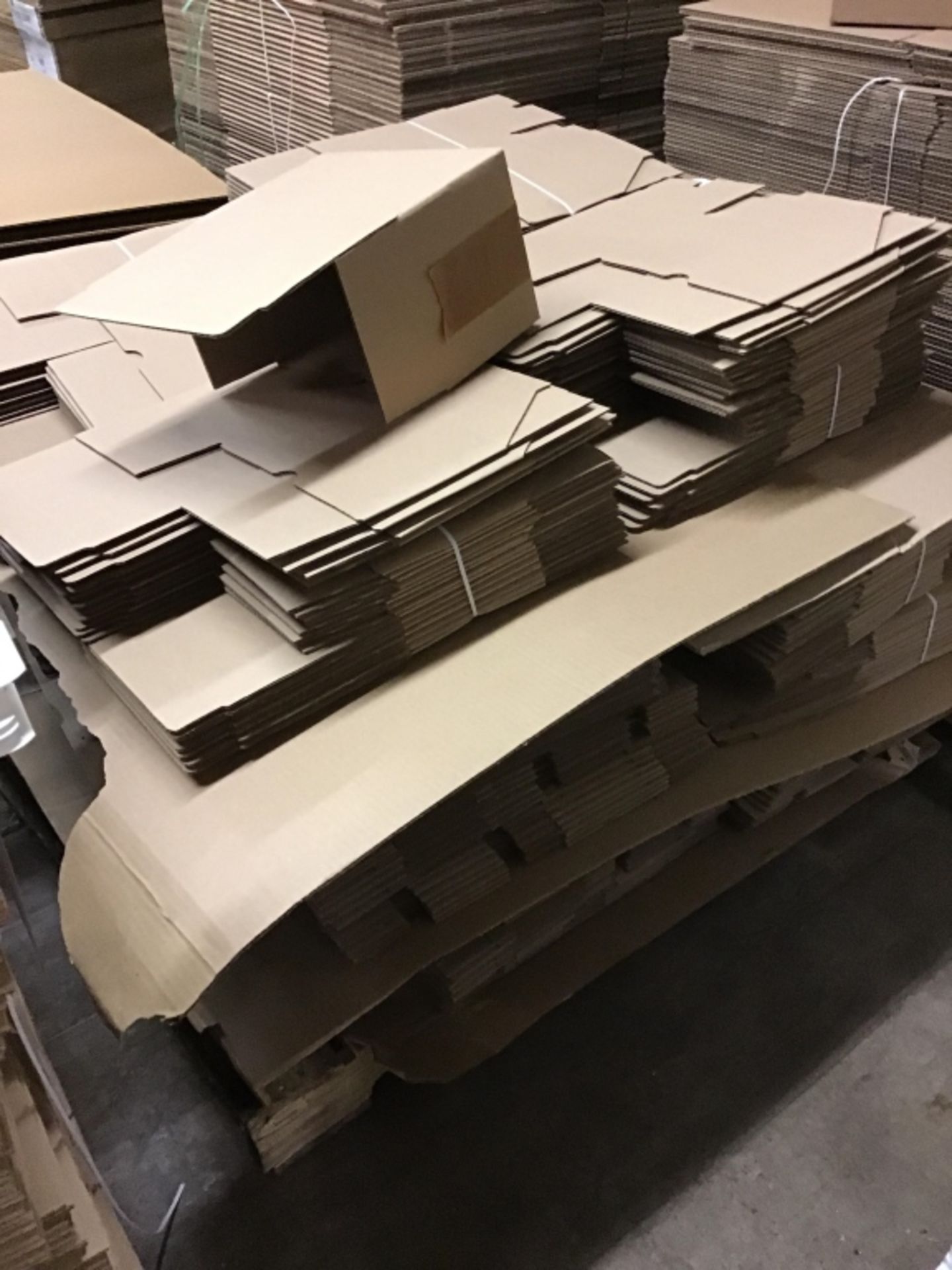 Pallet of boxes