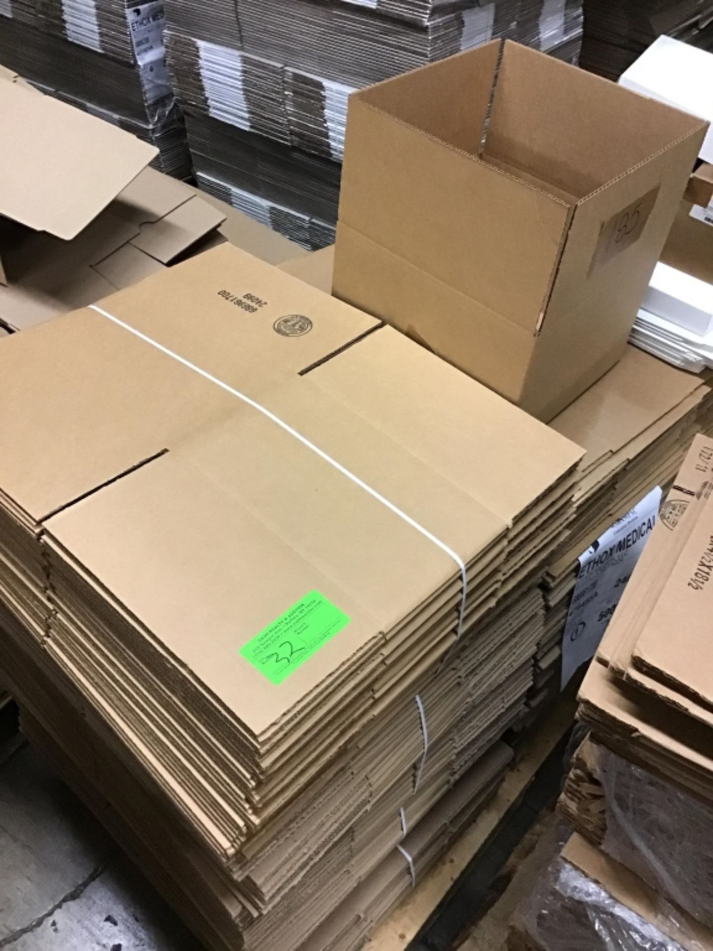 Pallet of boxes