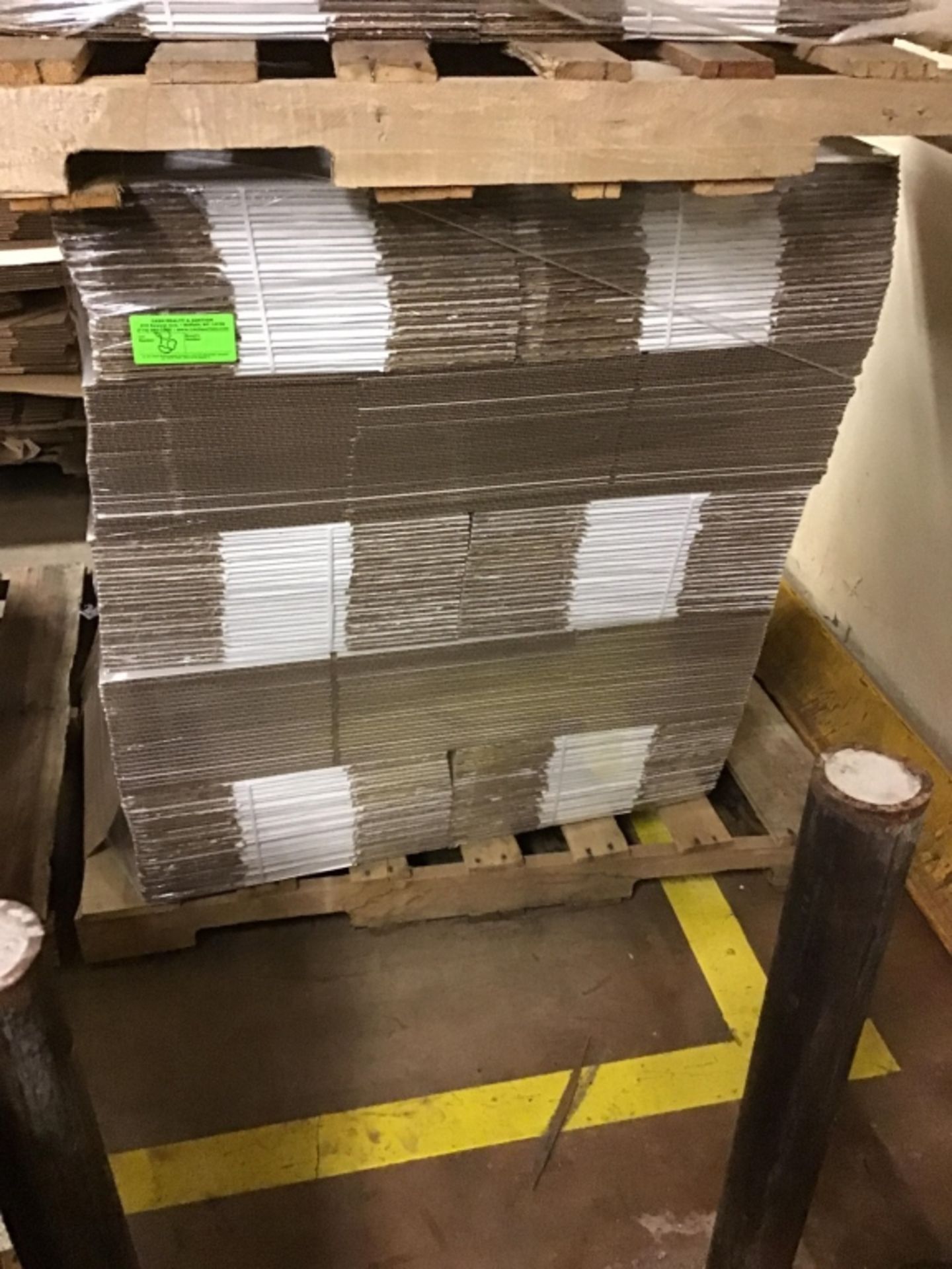 Pallet of boxes