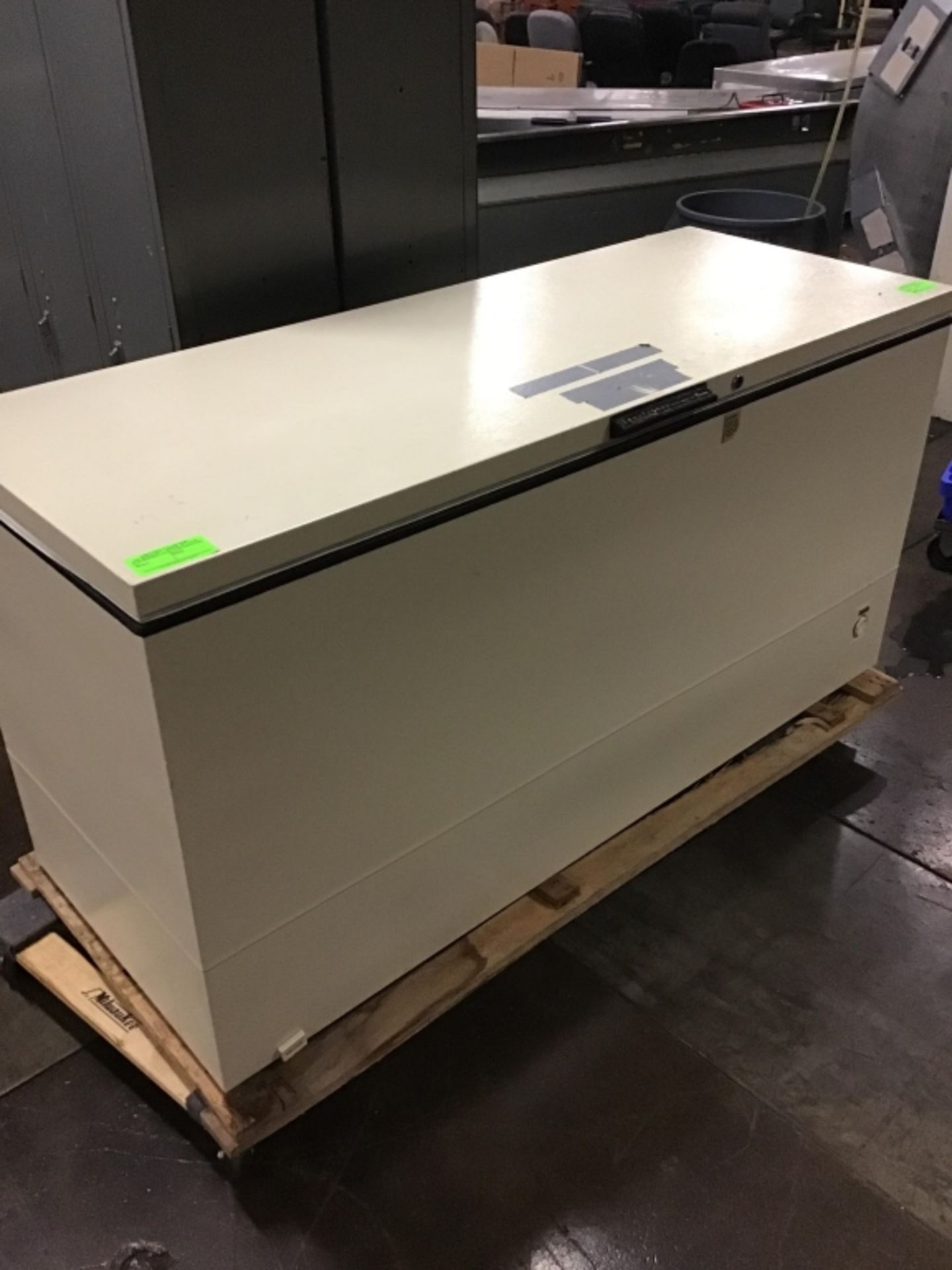 Large chest freezer cart not included condition unknown