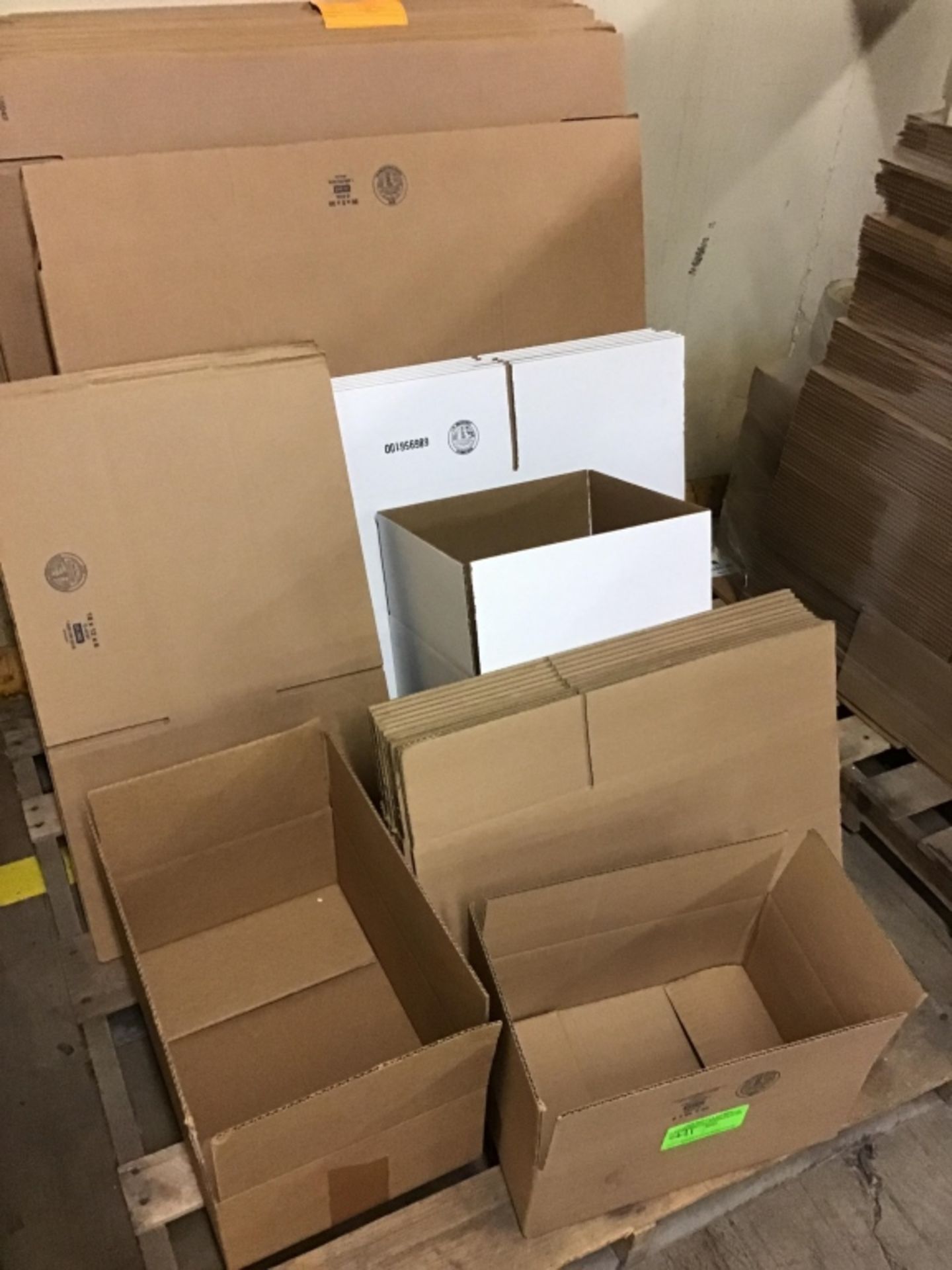 Pallet of boxes