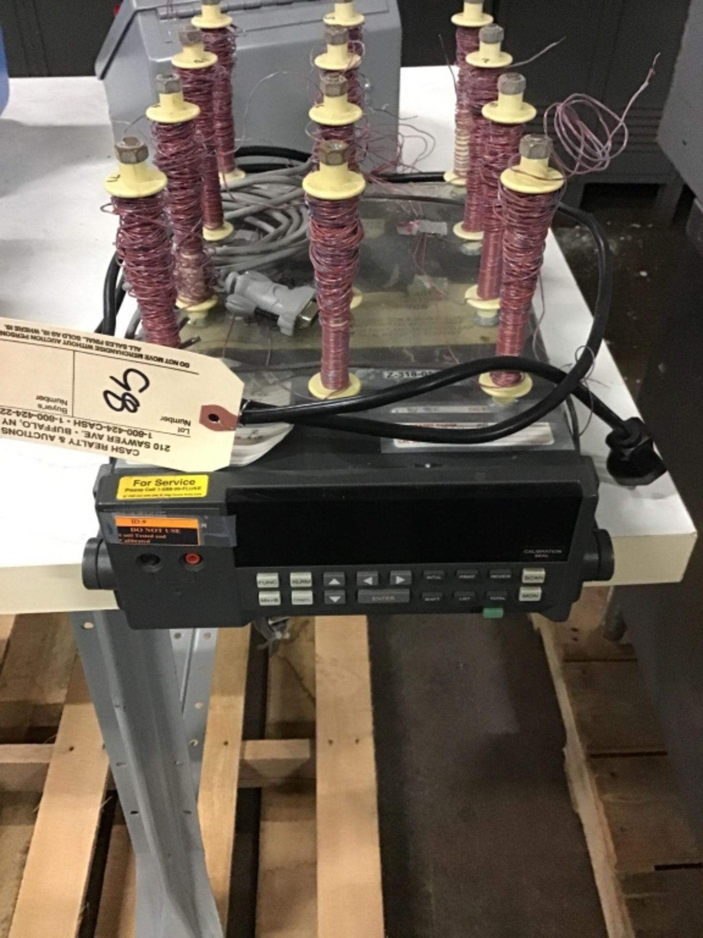 Calibration testing device