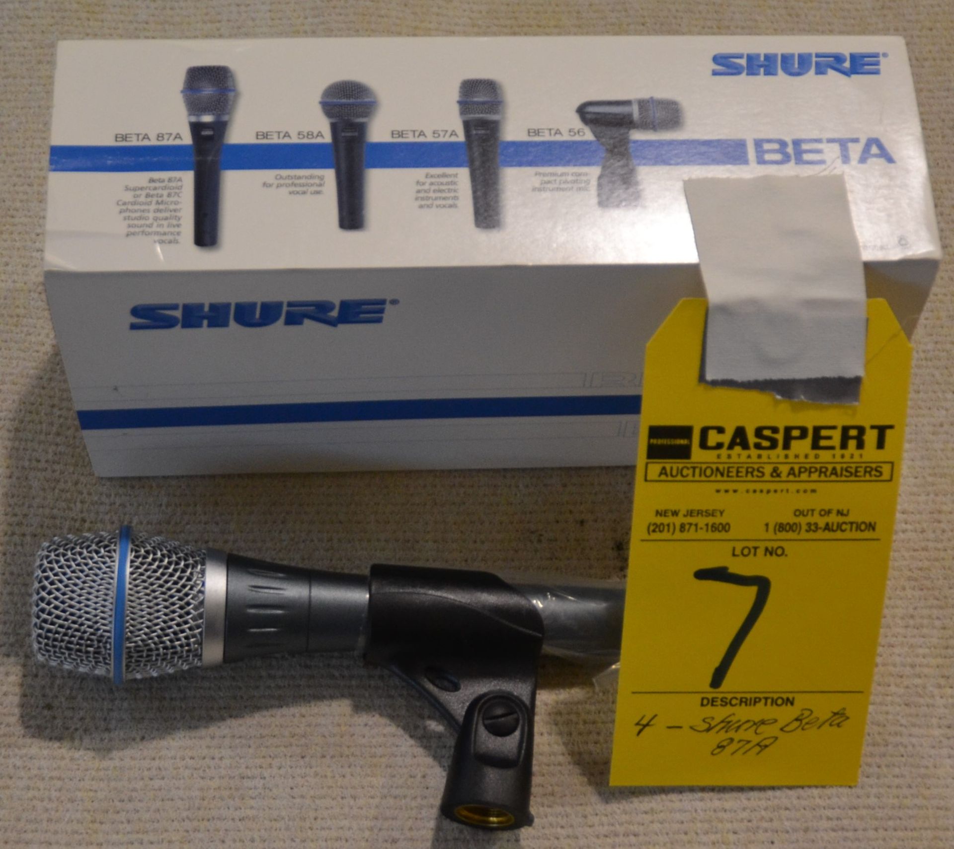 SHURE BETA 87A MICROPHONES