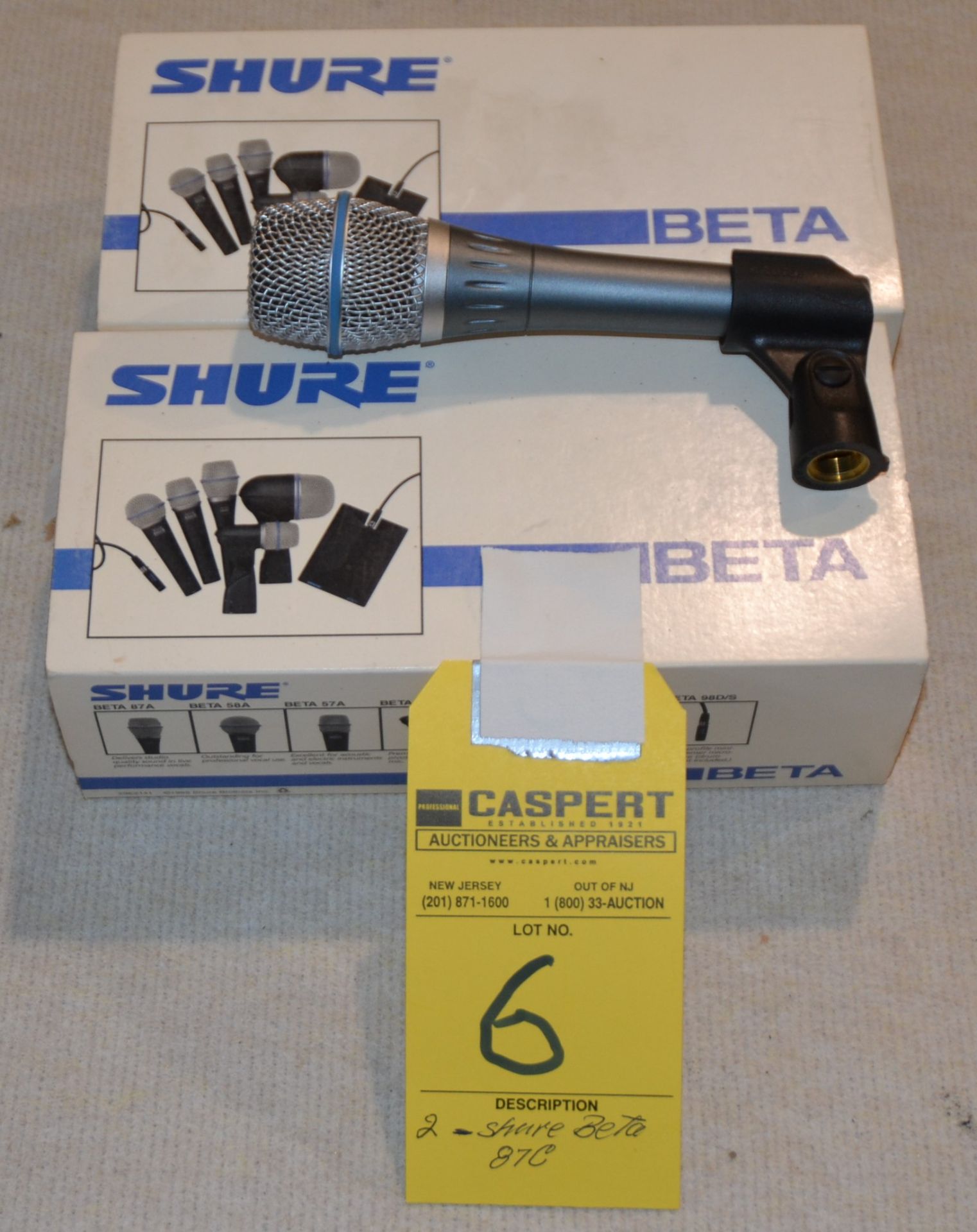 SHURE BETA 87C MICROPHONES