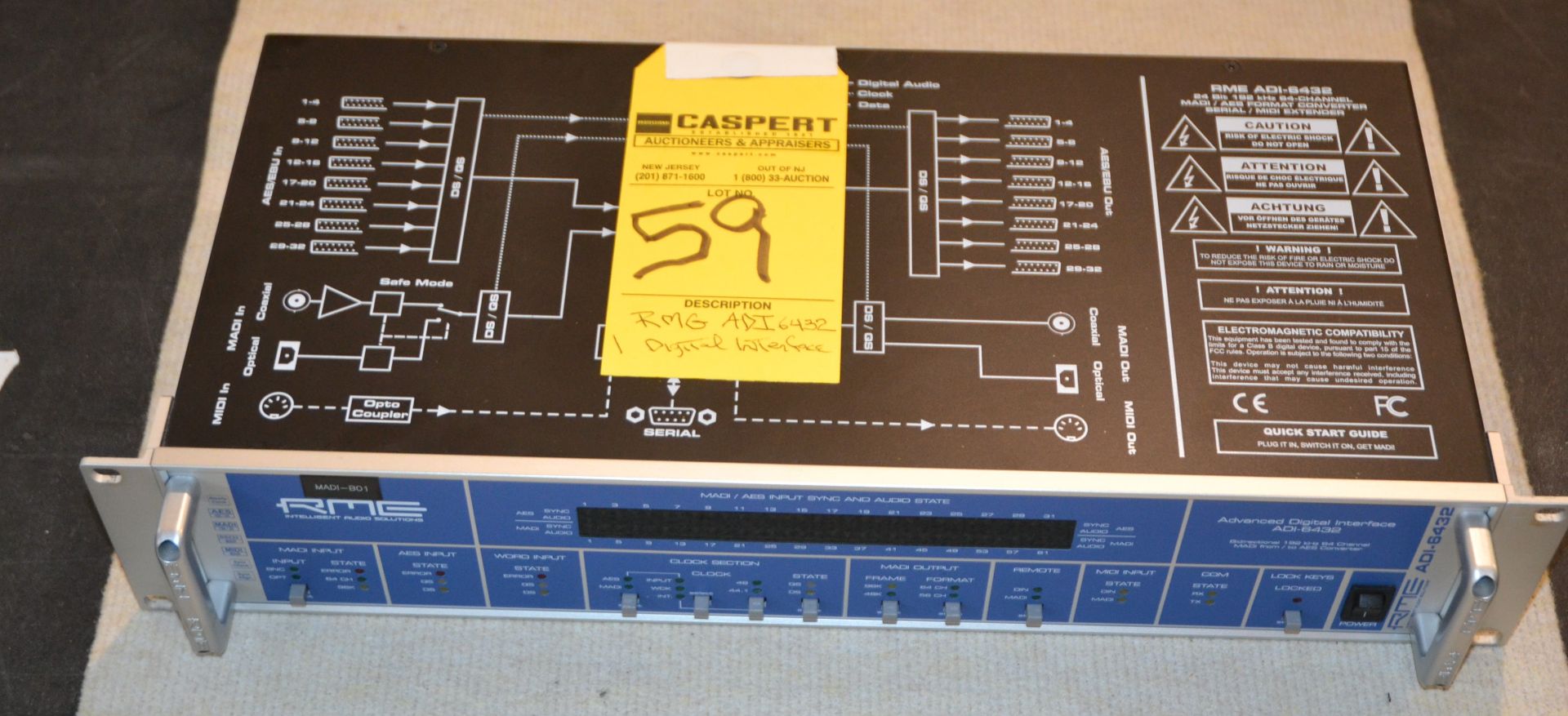 RME ADI6452 DIGITAL INTERFACE