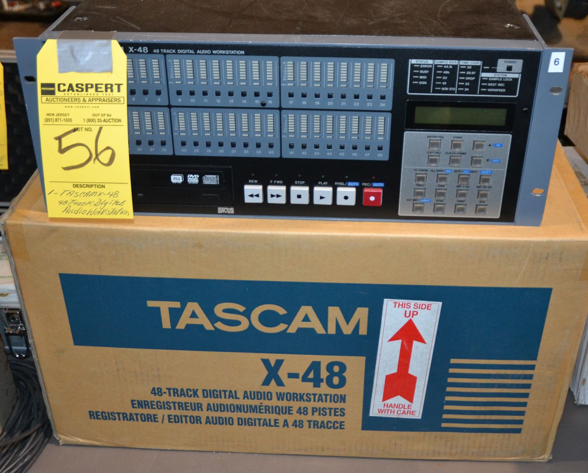 TASCAM X-48 48 TRACK DIGITAL AUDIO WORK STATION