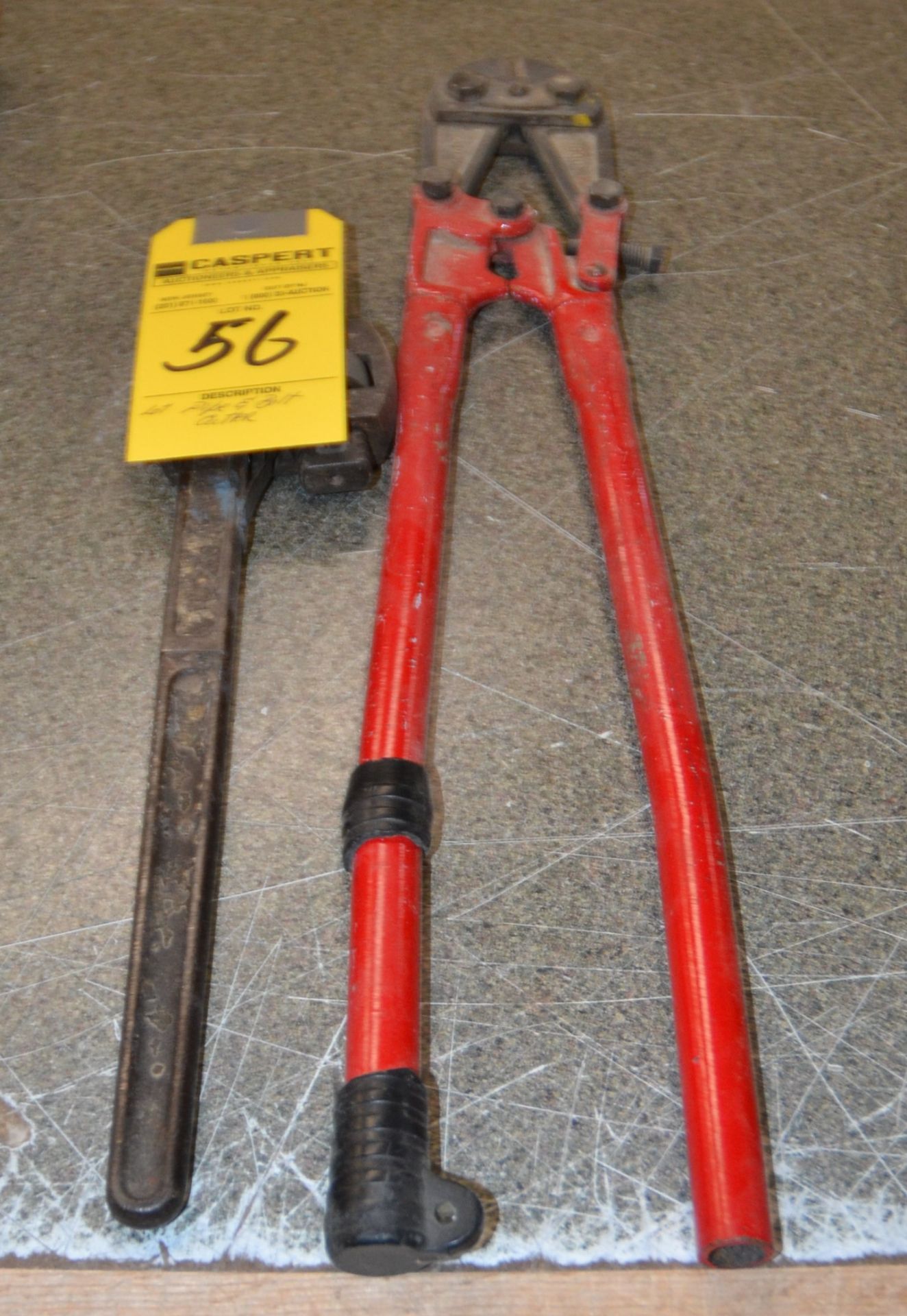 LOT - PIPE & BOLT CUTTER