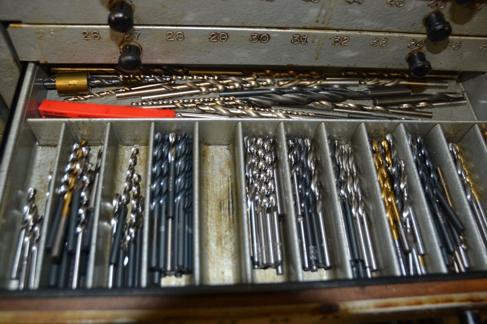 Lot - 4 Cabinets with Numbered Drills - Image 3 of 4