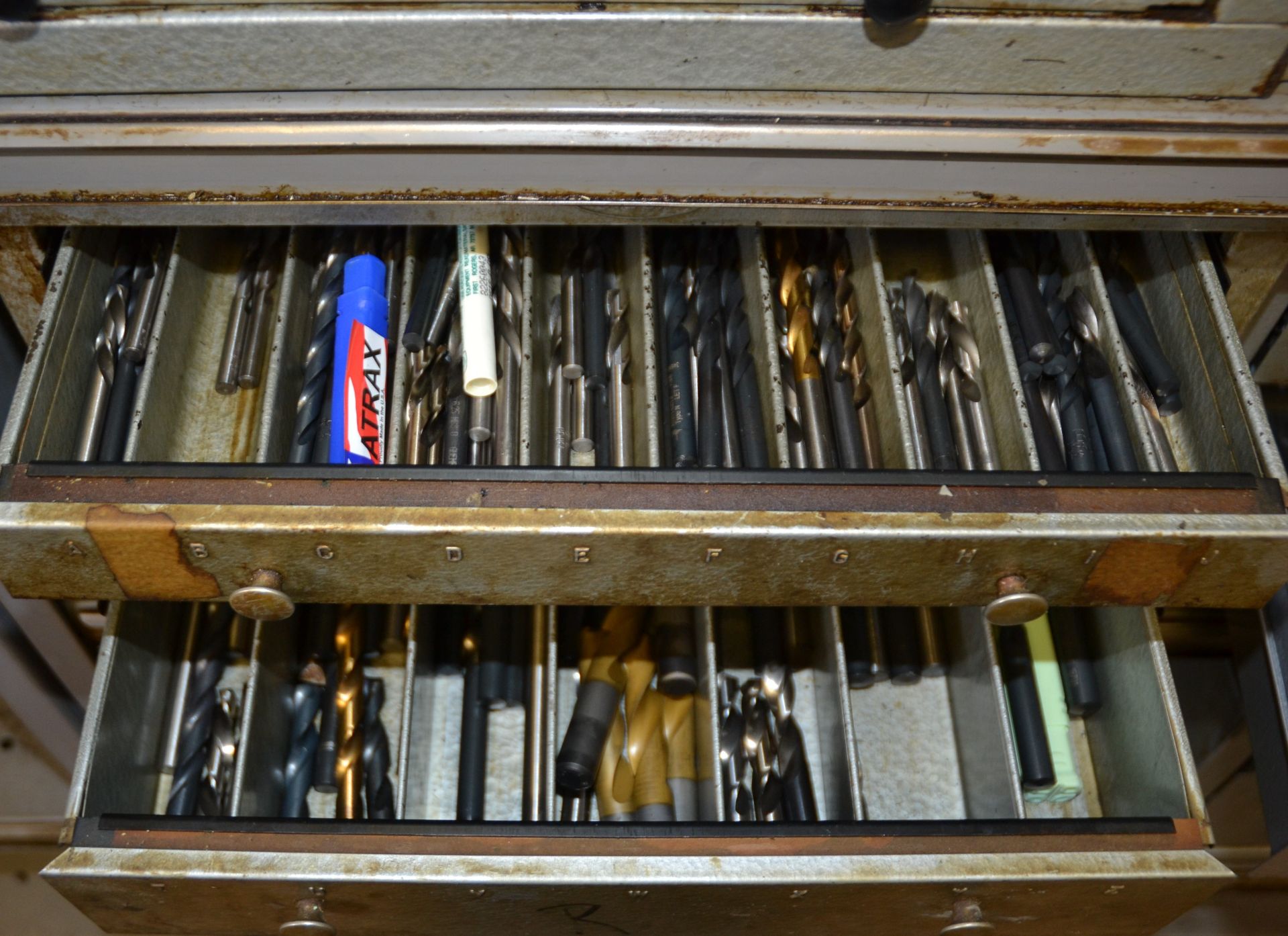 Lot - 4 Cabinets with Numbered Drills - Image 2 of 4