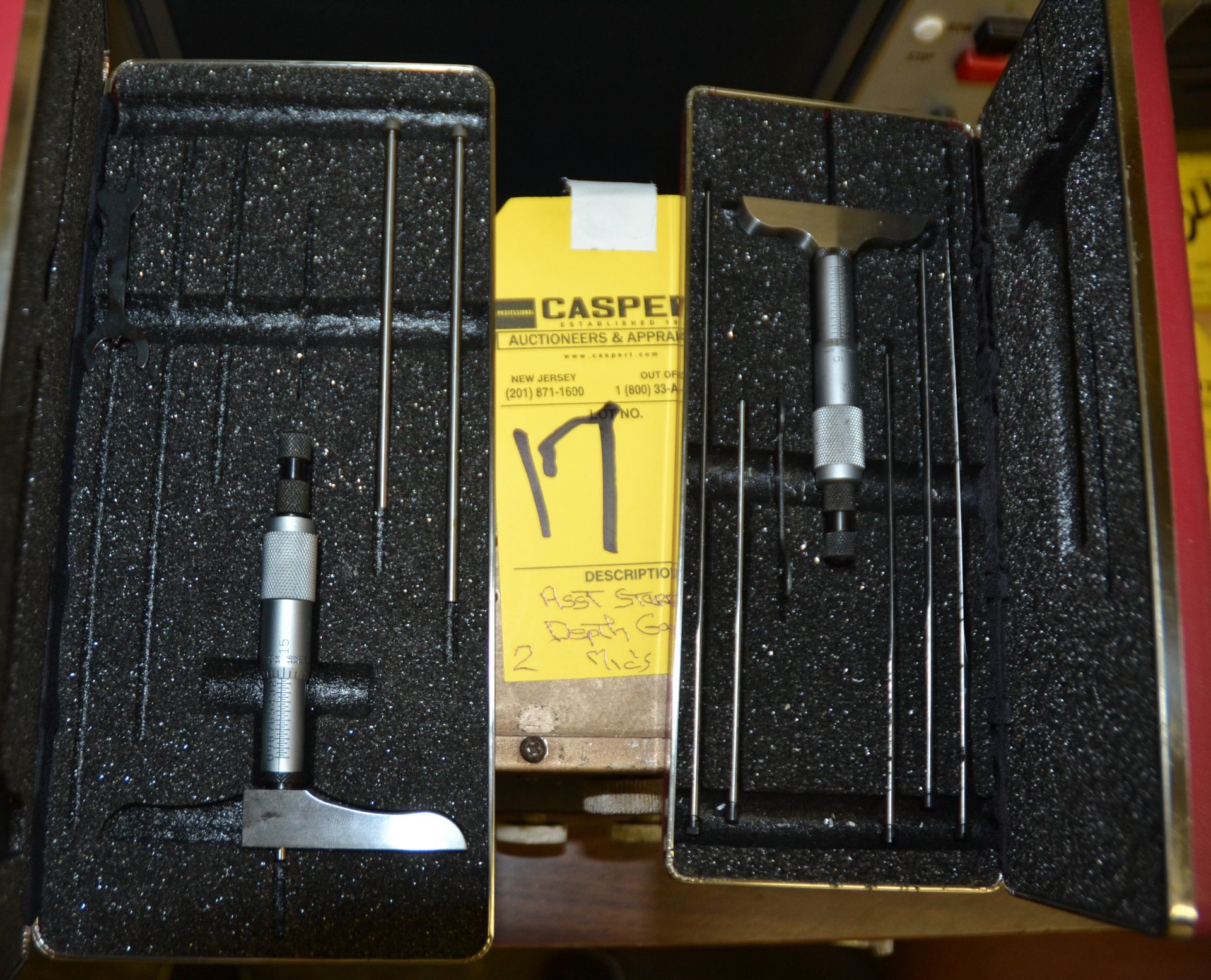 Assorted Starrett Depth Gage Mics