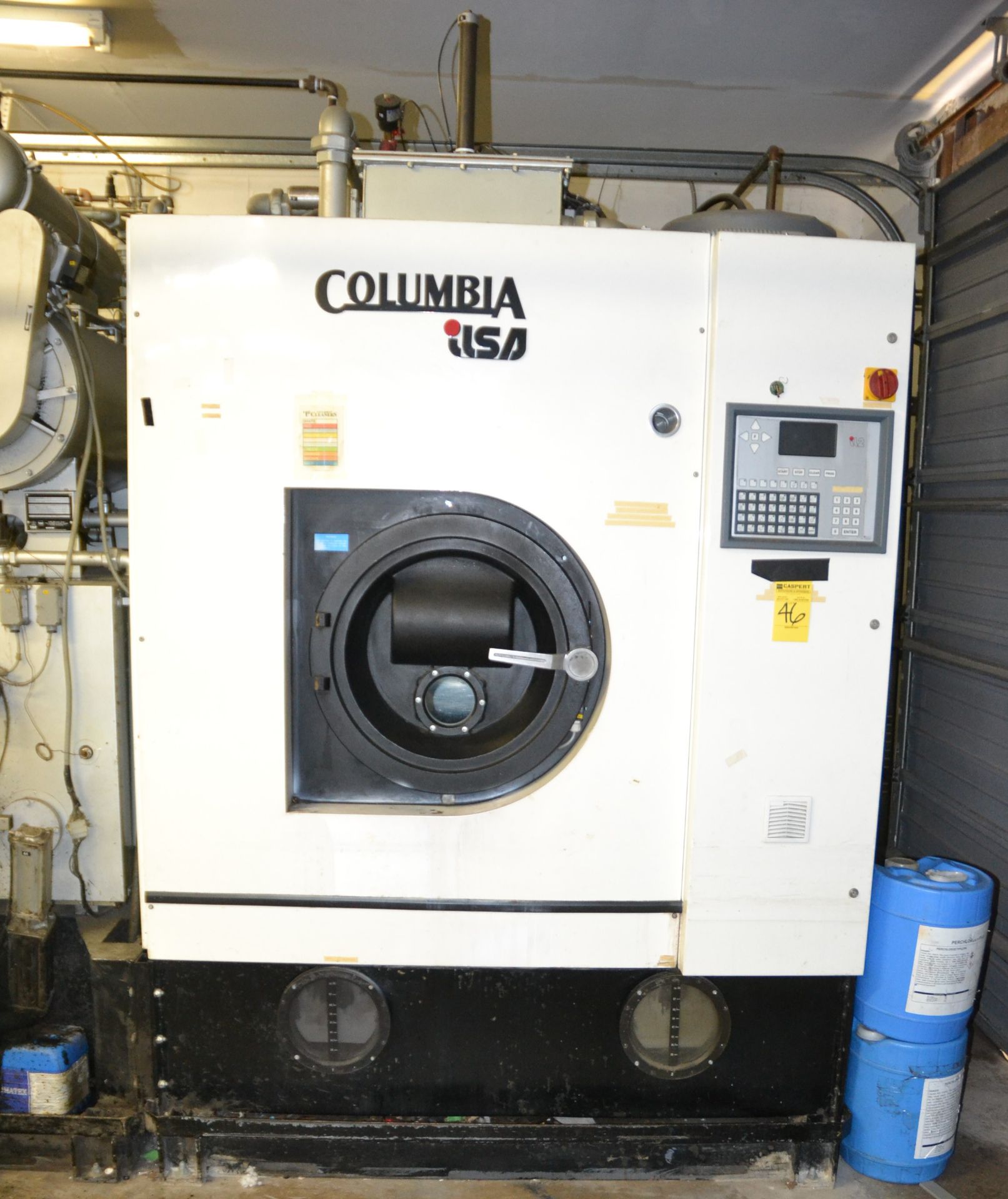 ILSA Columbia Dry Cleaning Machine, Model MS60, Serial# 0416355, Mfg. 2004, 60 lb. Capacity