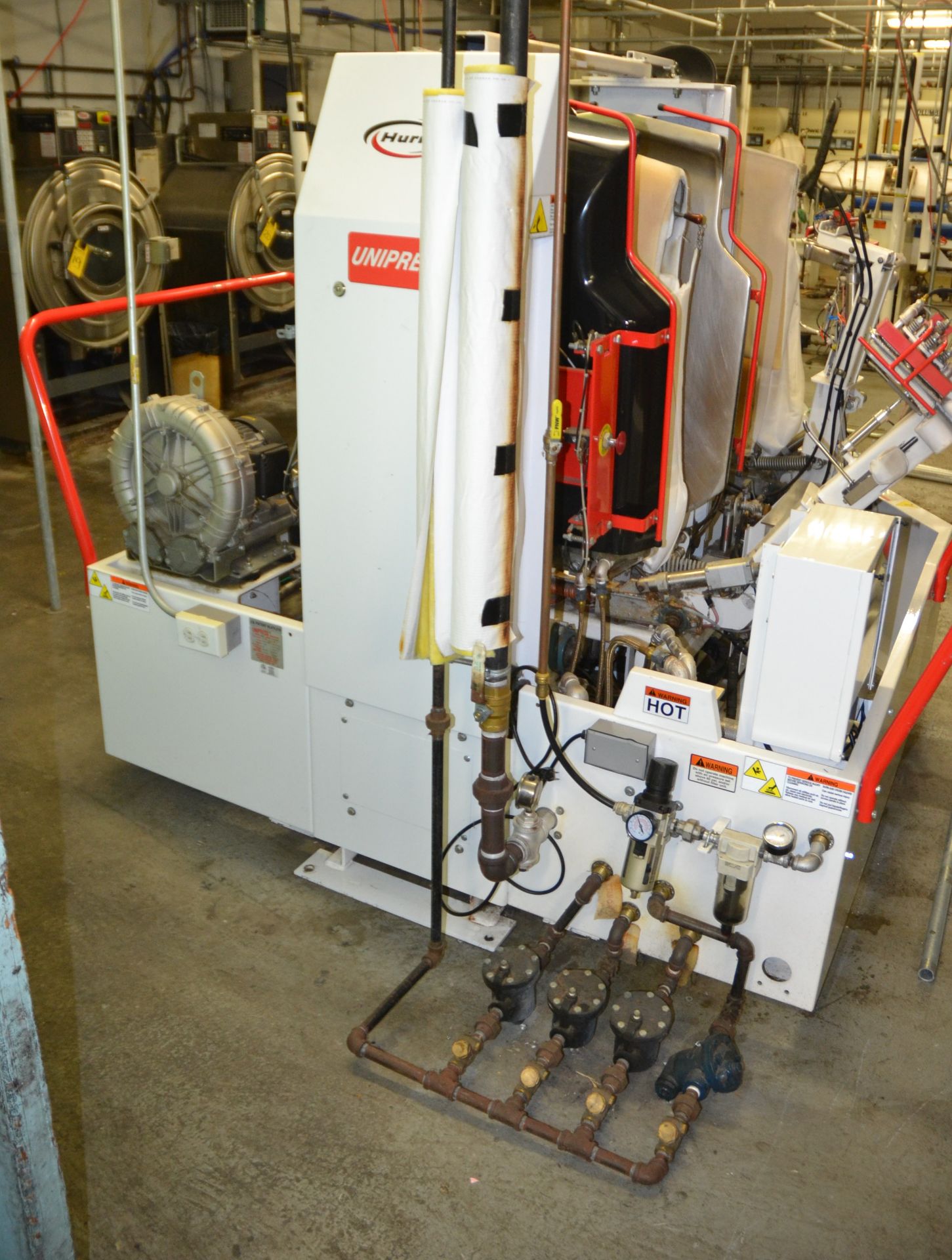 Unipress Hurricane Double Back Body Press & Sleever, Model HS2, Serial# 1592306 - Image 4 of 4