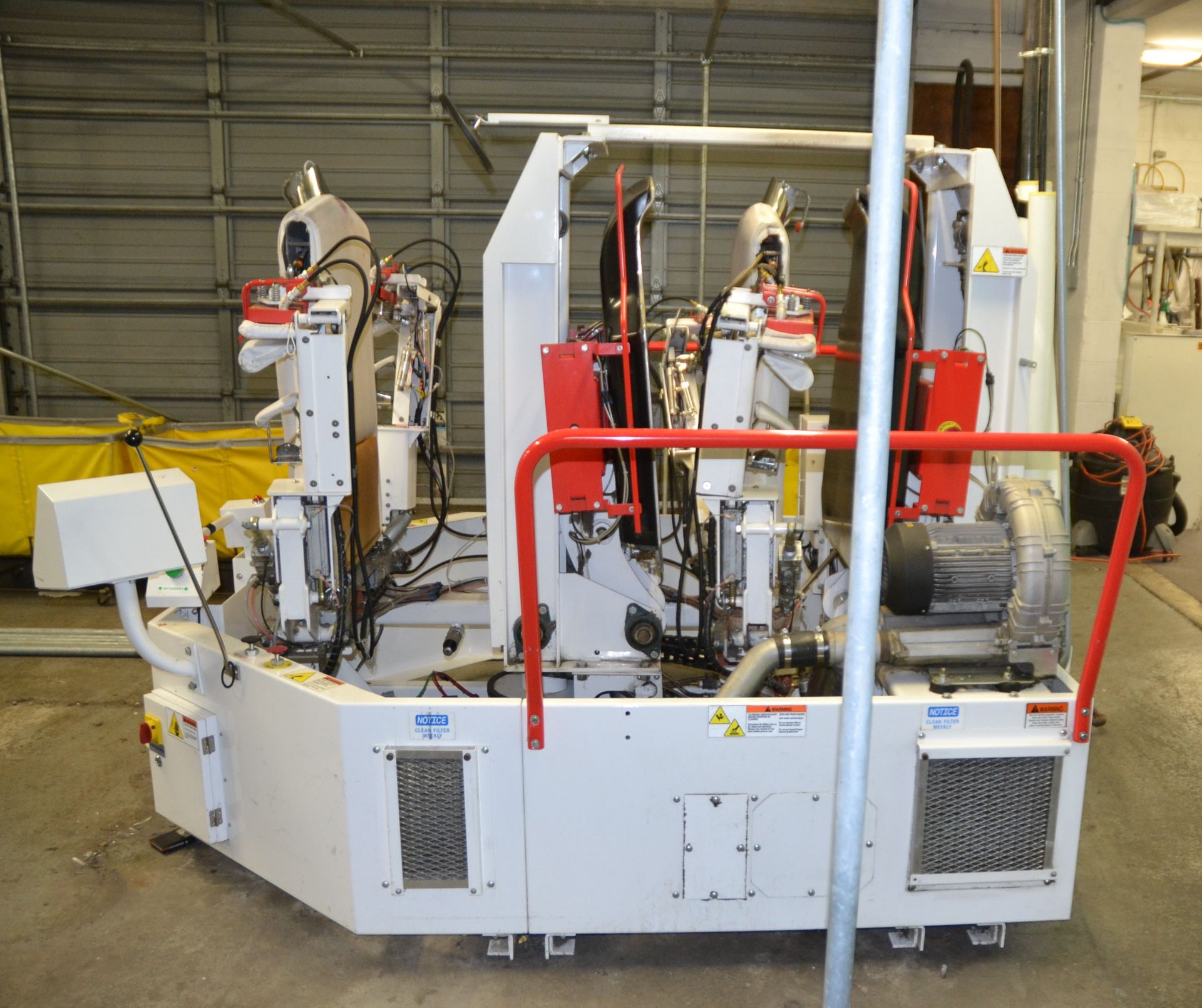 Unipress Hurricane Double Back Body Press & Sleever, Model HS2, Serial# 1592306 - Image 2 of 4