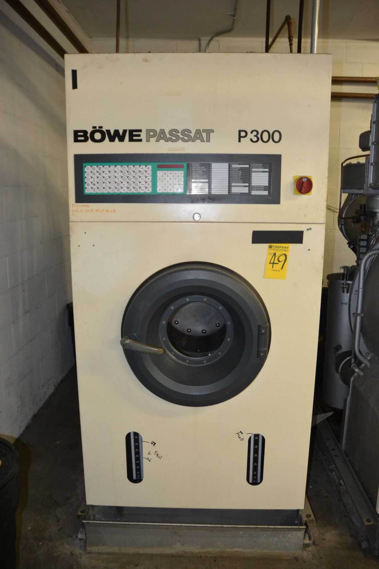 Bowe Passat Dry Cleaning Machine, Model P300