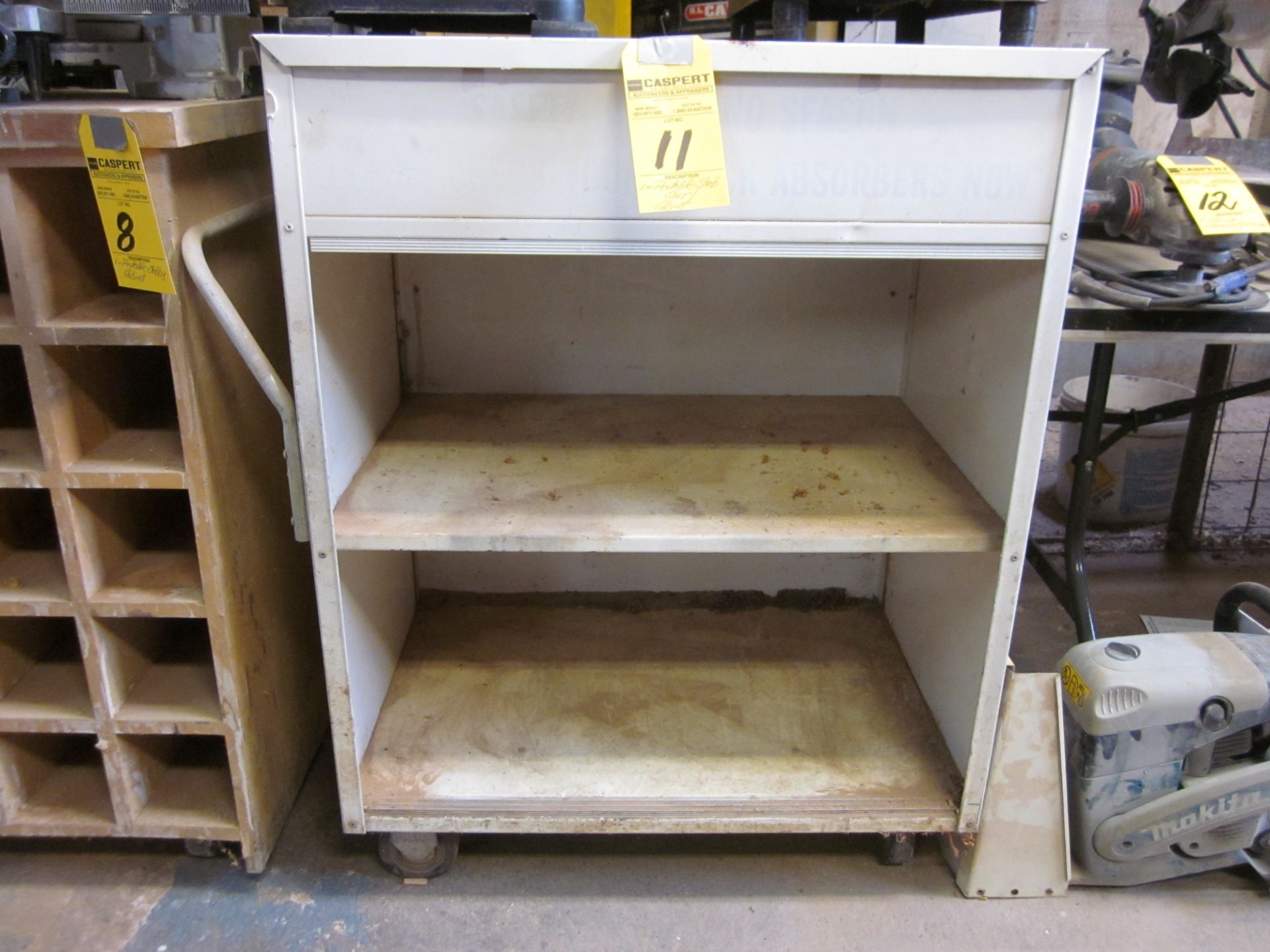 PORTABLE SHOP CART CABINET