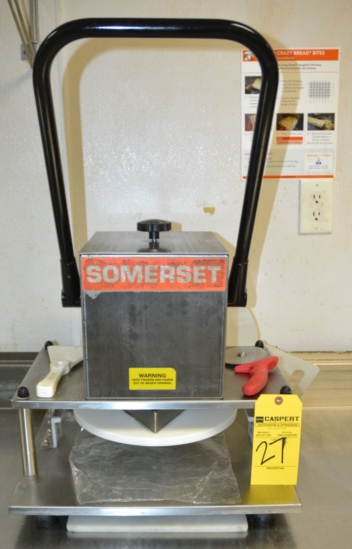 SOMERSET DOUGH PRESS, MODEL SDP-180LC