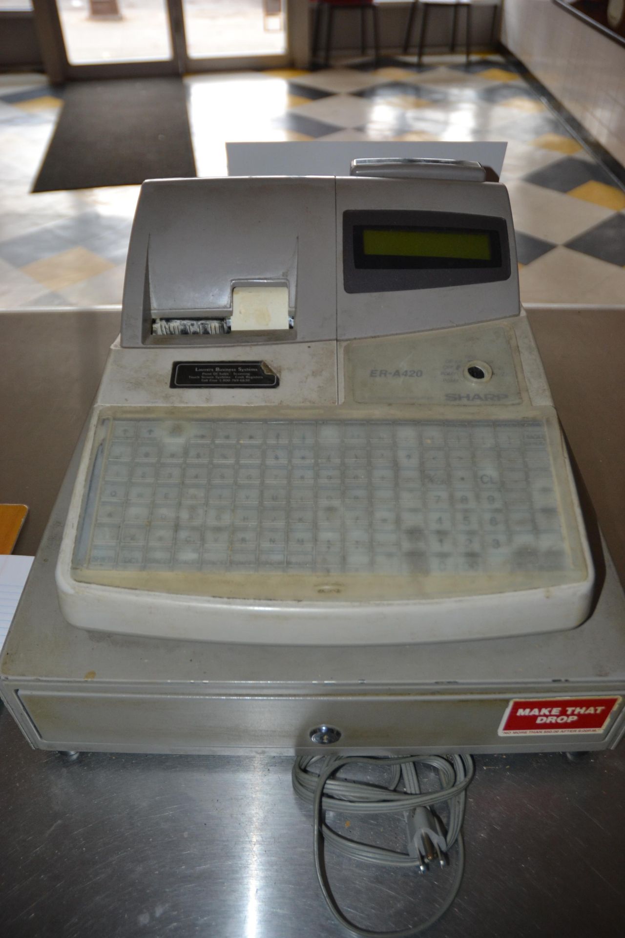 SHARP ER-A420 ELECTRONIC CASH REGISTERS - Image 3 of 3