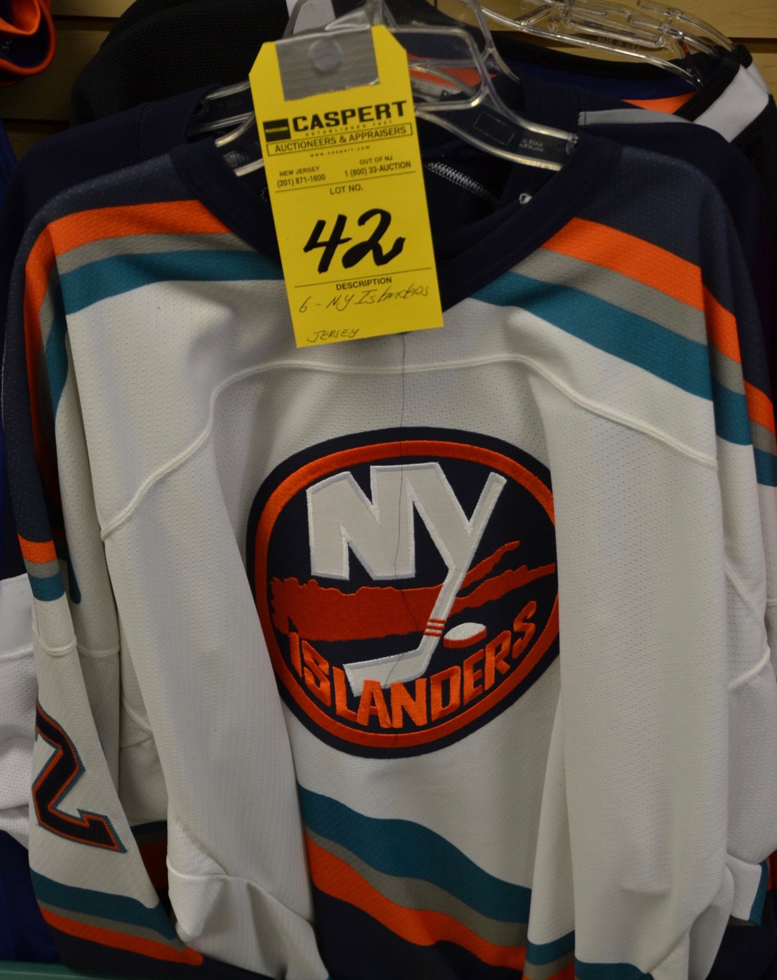 ASSORTED NEW YORK ISLANDERS JERSEYS