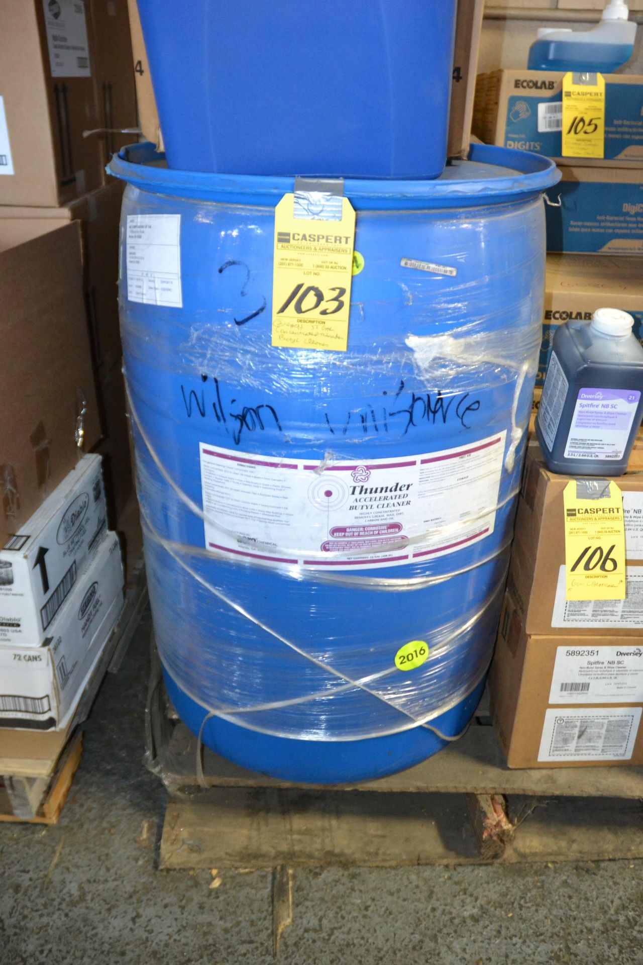 55 GALLON DRUMS THUNDER BUTYL CLEANER