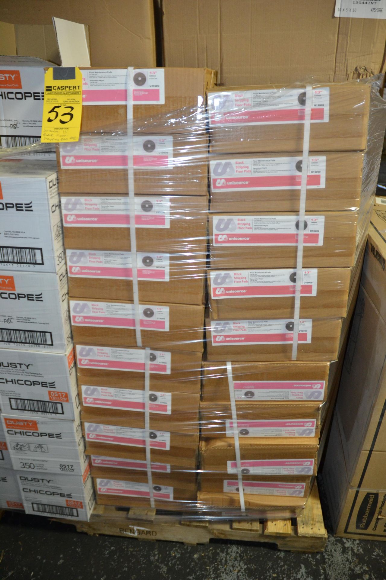 BOXES 13" BLACK FLOOR STRIPPING PADS