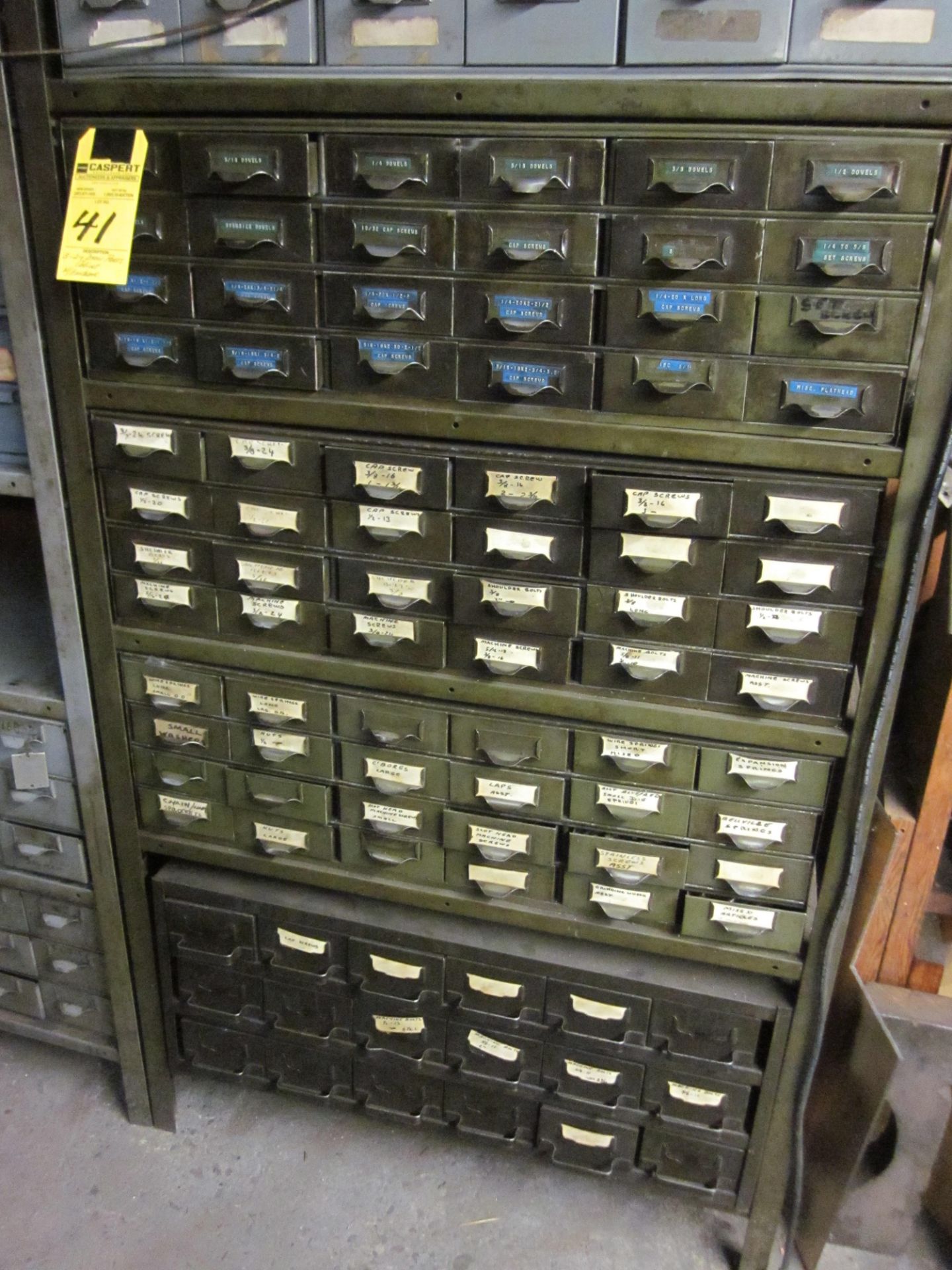 24-DRAW PARTS CABINET W/ HARDWARE