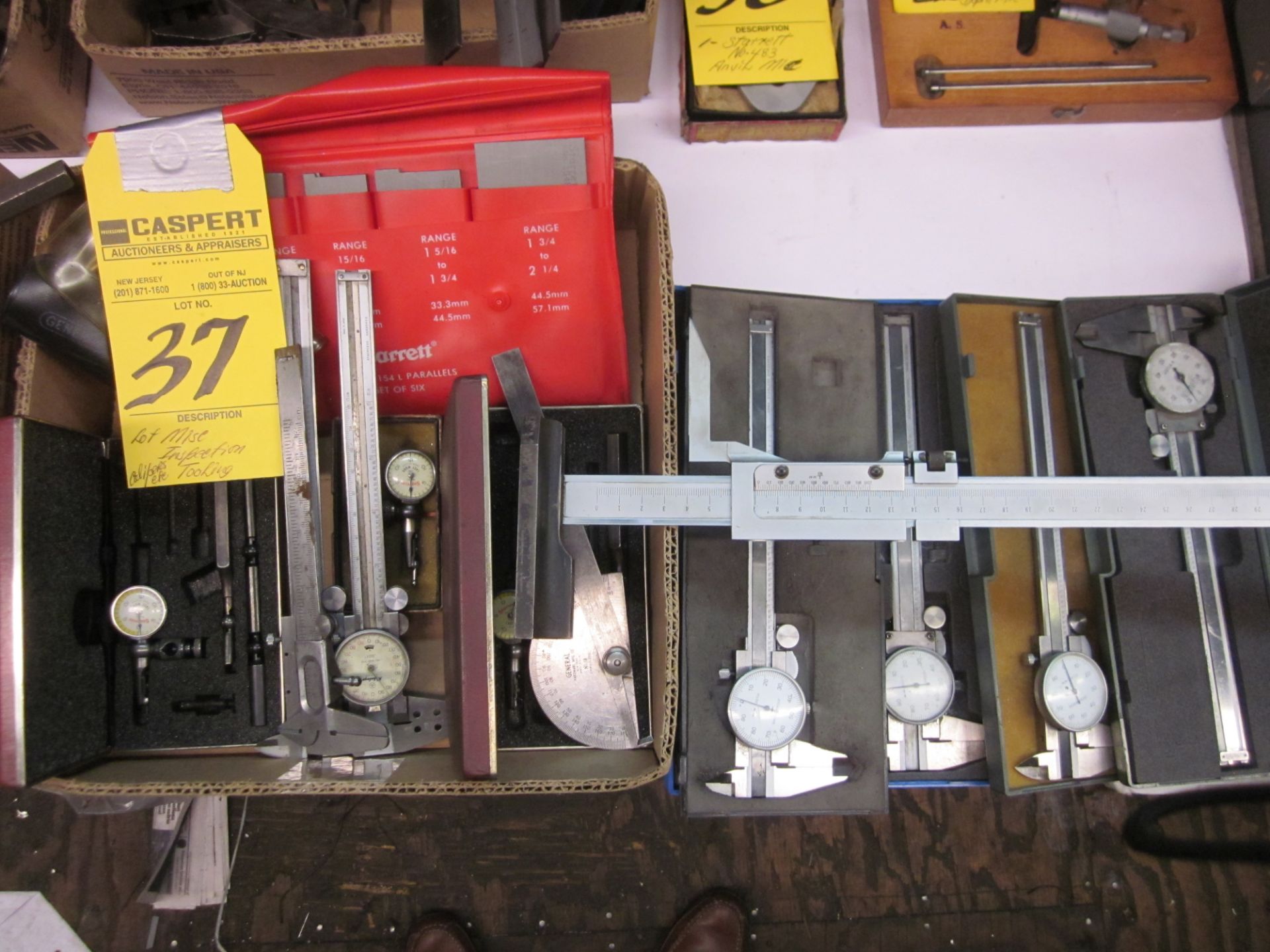 LOT - INSPECTION TOOLING CALIPERS, ETC.
