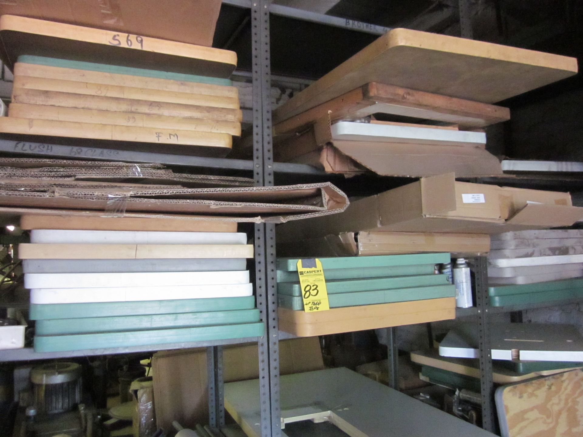 LOT - TABLE TOPS (APPROX 45 PCS.)