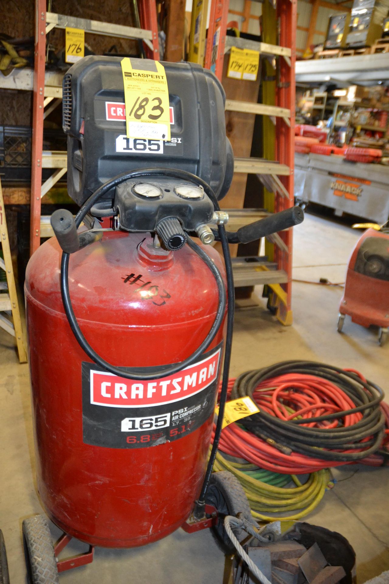 CRAFTSMAN 165 PSI AIR COMPRESSOR