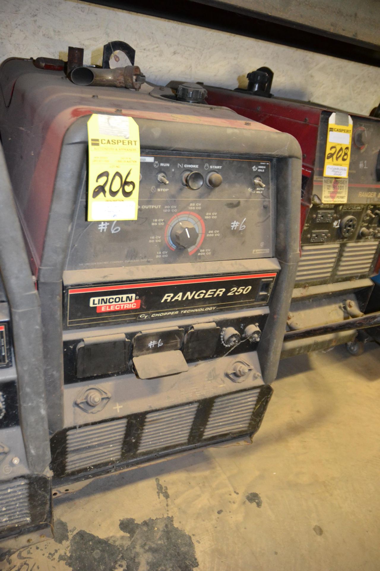 LINCOLN ELECTRIC RANGER 250 WELDER/GEN.