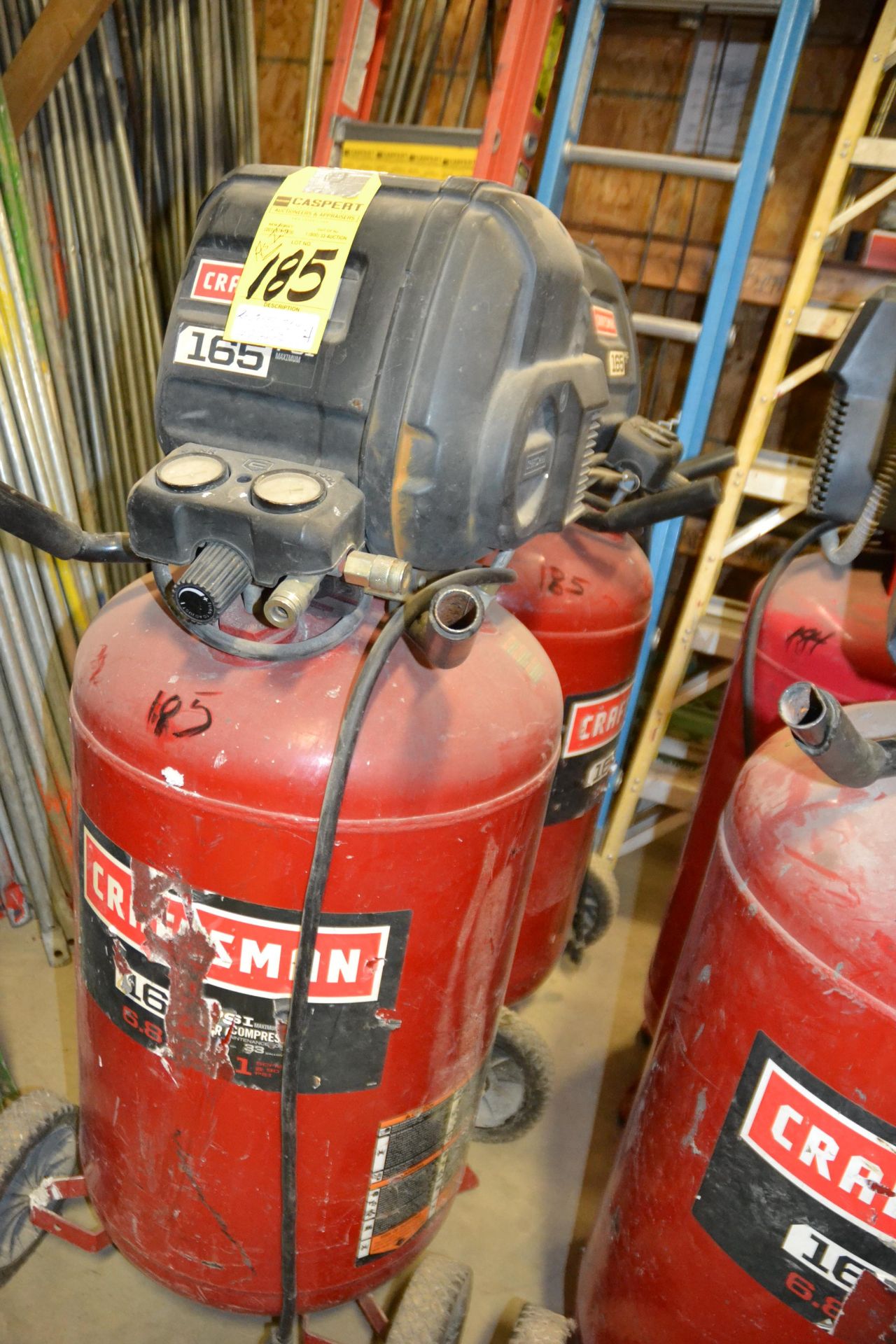 CRAFTSMAN 165 PSI AIR COMPRESSORS -AS IS