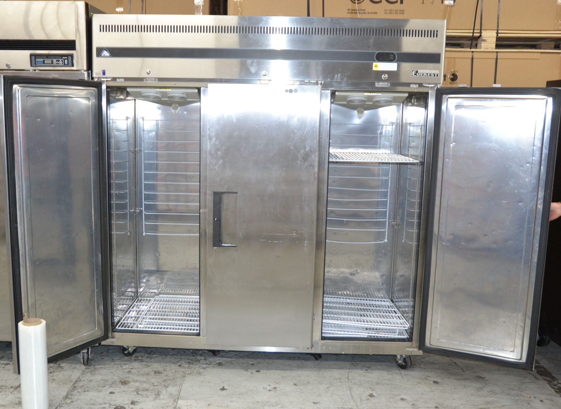Everest Stainless Steel 3-Door Freezer, Model ESF3 - Image 2 of 3