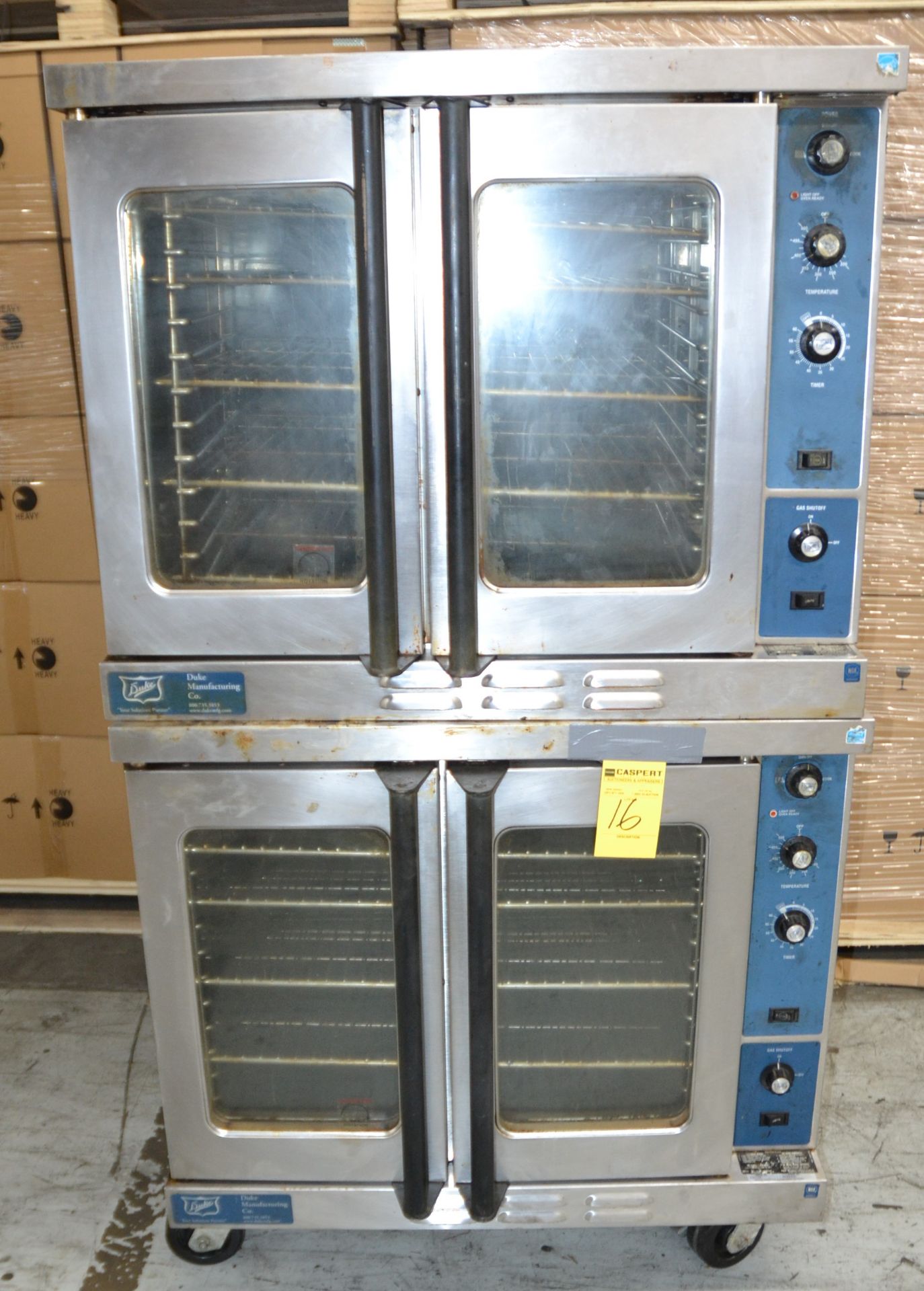 Duke Double Stack Convection Oven, Model E101-GV