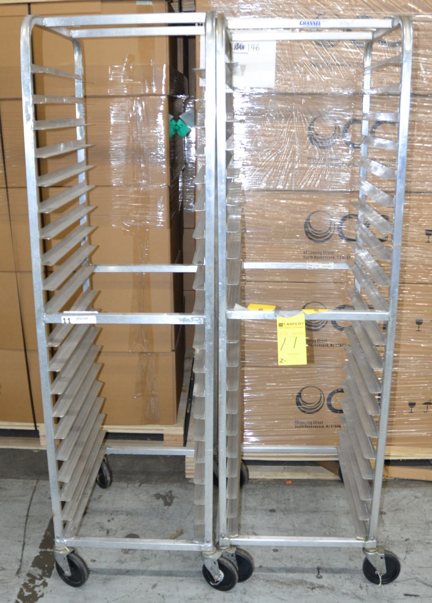 Portable Aluminum 20-Pan Sheet Racks