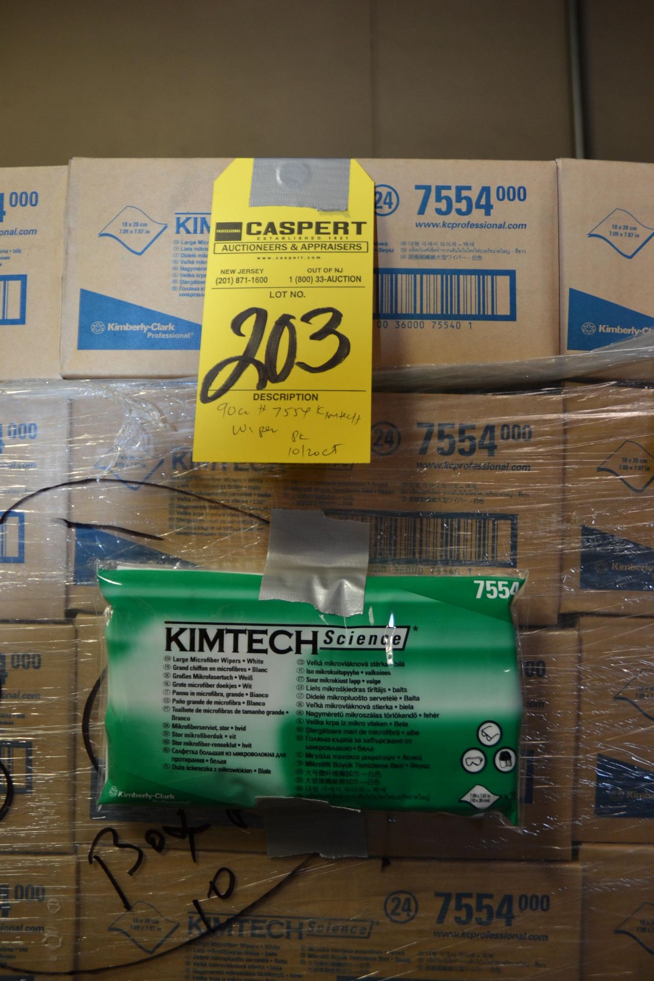 Cases of Kimtech Wipes (10 Packs/Case) #7554