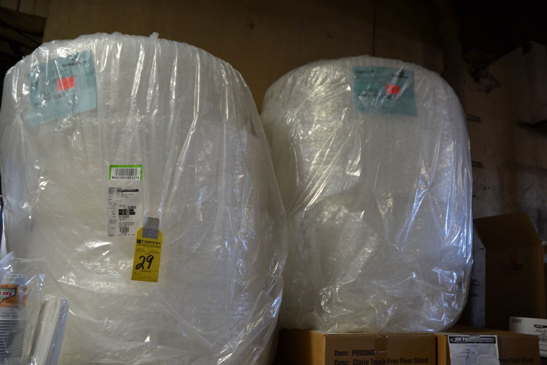 Bundles of Bubblewrap