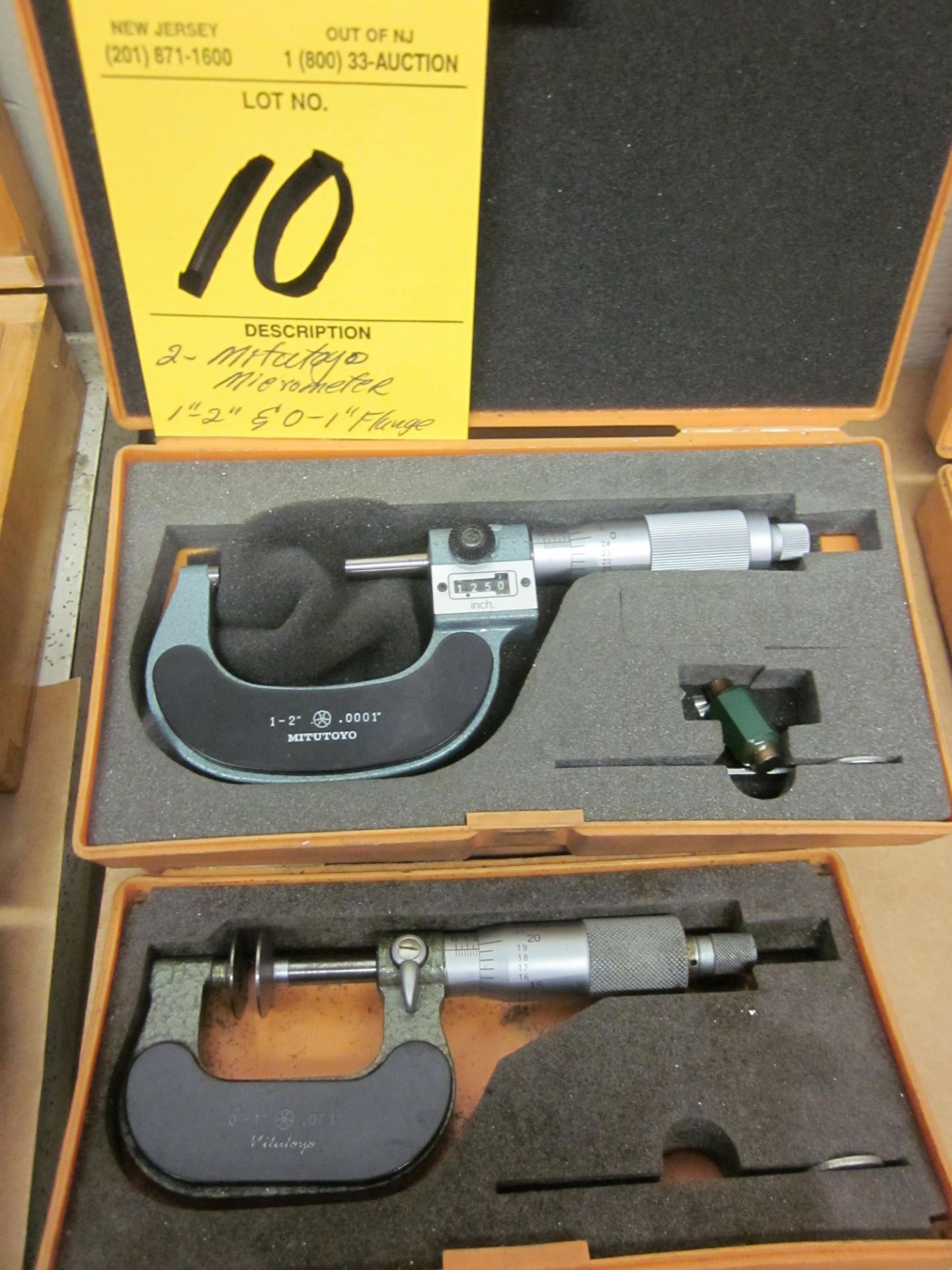 MITUTOYO FLQNGE MICROMETERS