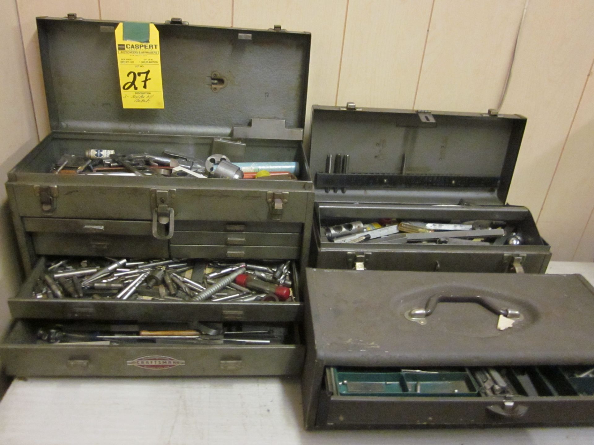 TOOL BOXES WITH CONTENTS