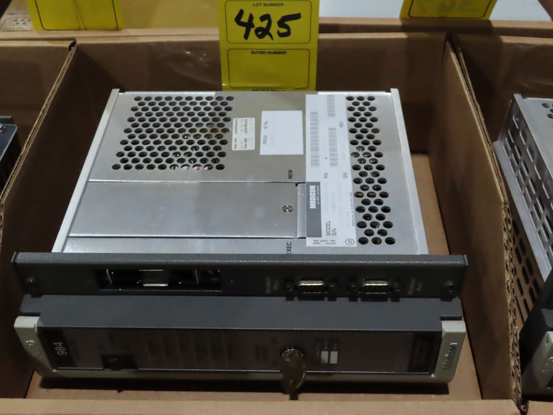 AEG modicon model PC-L984-785, as always, with Brolyn LLC auctions, all lots can be picked up from