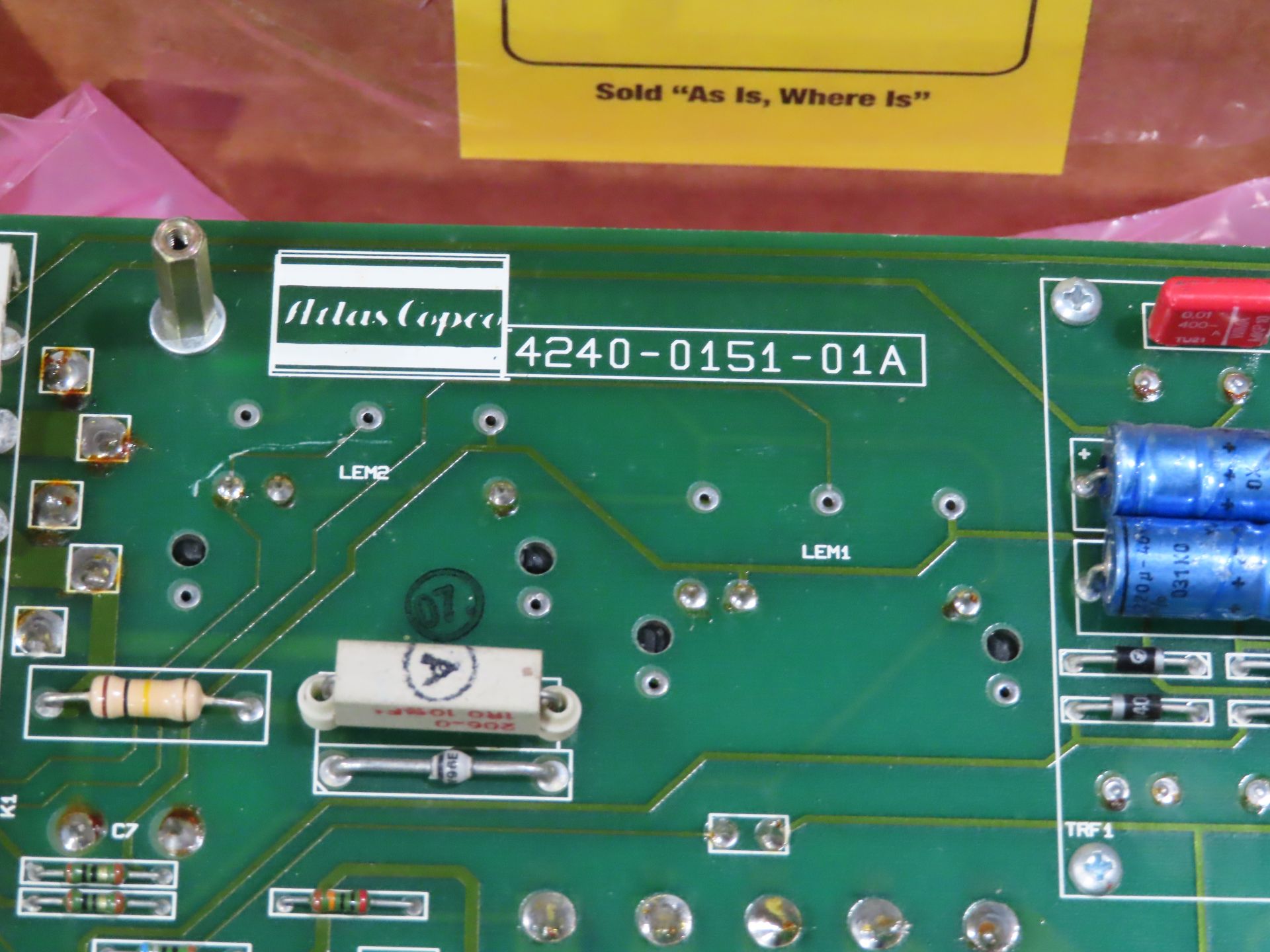 Qty 3 Altas Copco model 4240-0151-01A replacement servo amp replacement board, as always, with - Image 2 of 2