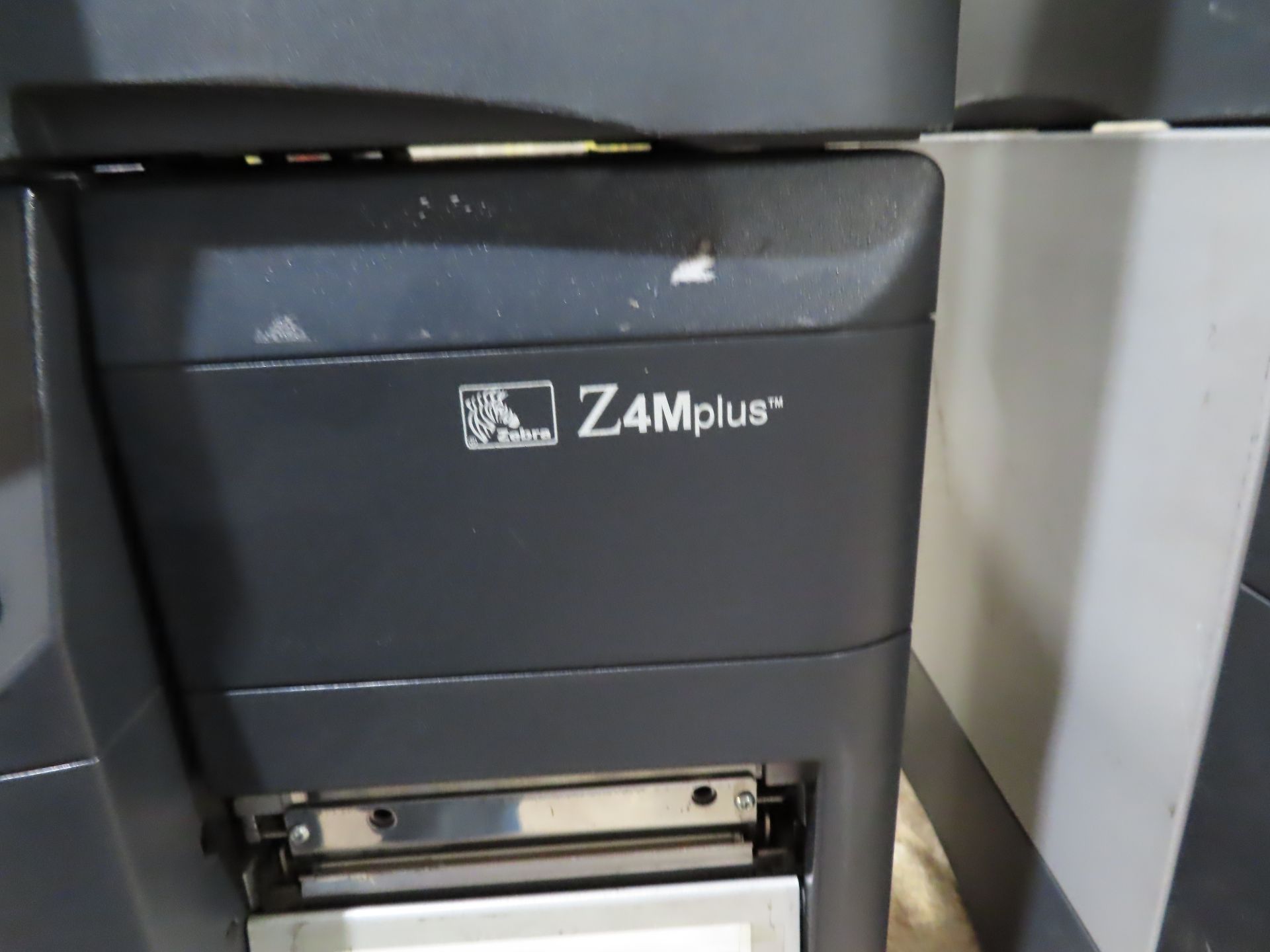 Qty 2 Zebra industrial printers, Z4M, and Z4Mplus, as always, with Brolyn LLC auctions, all lots can - Image 3 of 3