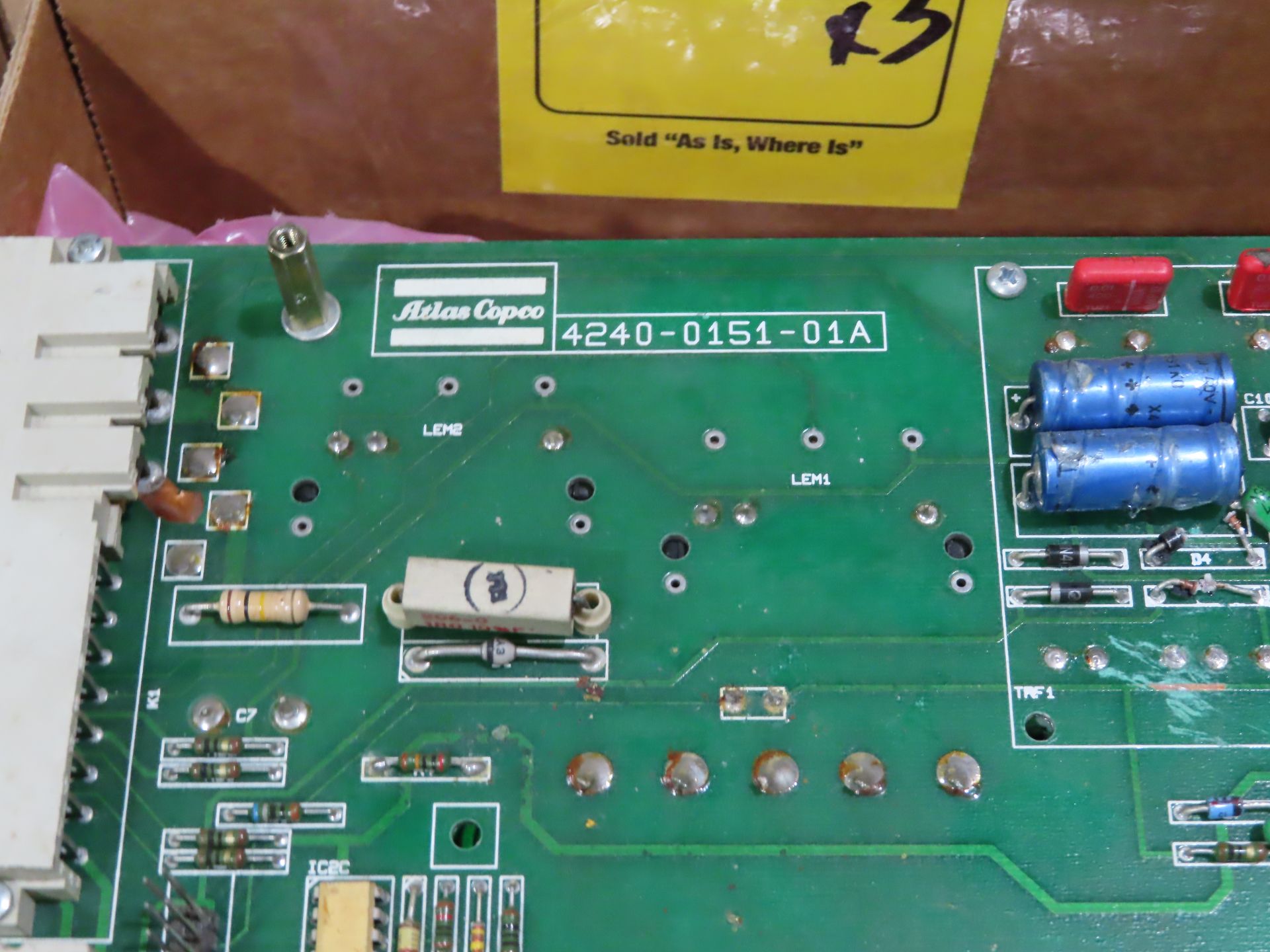 Qty 3 Altas Copco model 4240-0151-01A replacement servo amp replacement board, as always, with - Image 2 of 2