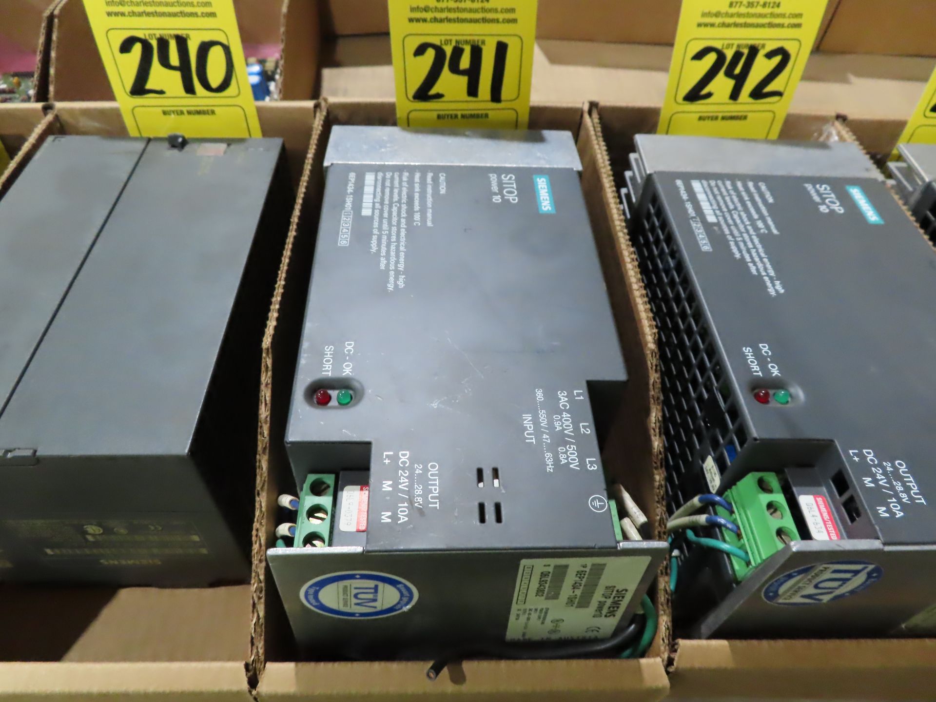 Siemens model 6EP1434-1SH01 power supply, as always, with Brolyn LLC auctions, all lots can be