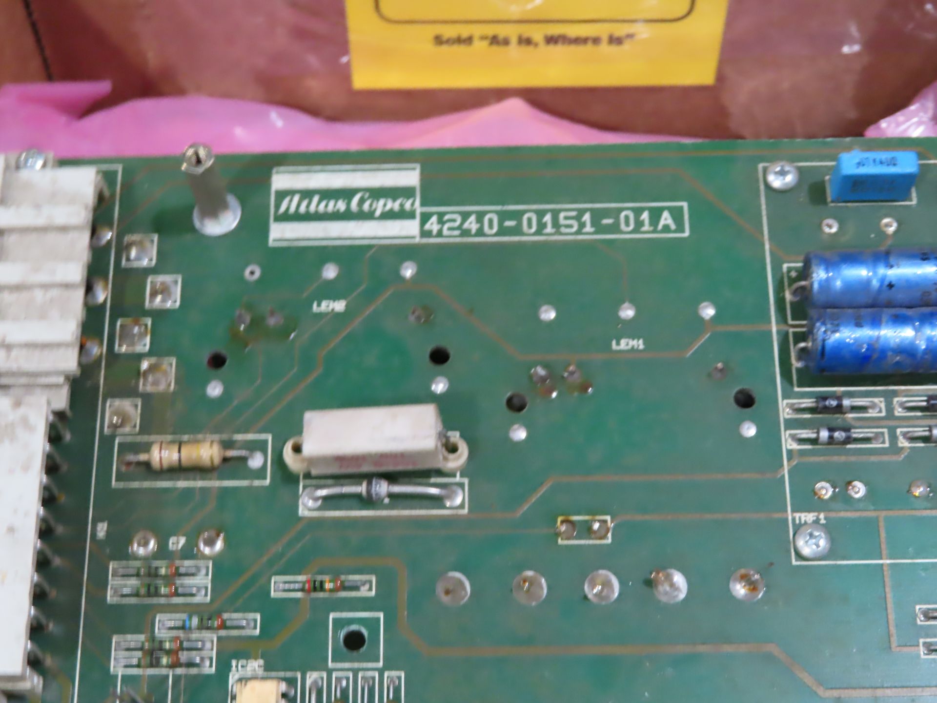 Qty 3 Altas Copco model 4240-0151-01A replacement servo amp replacement board, as always, with - Image 2 of 2