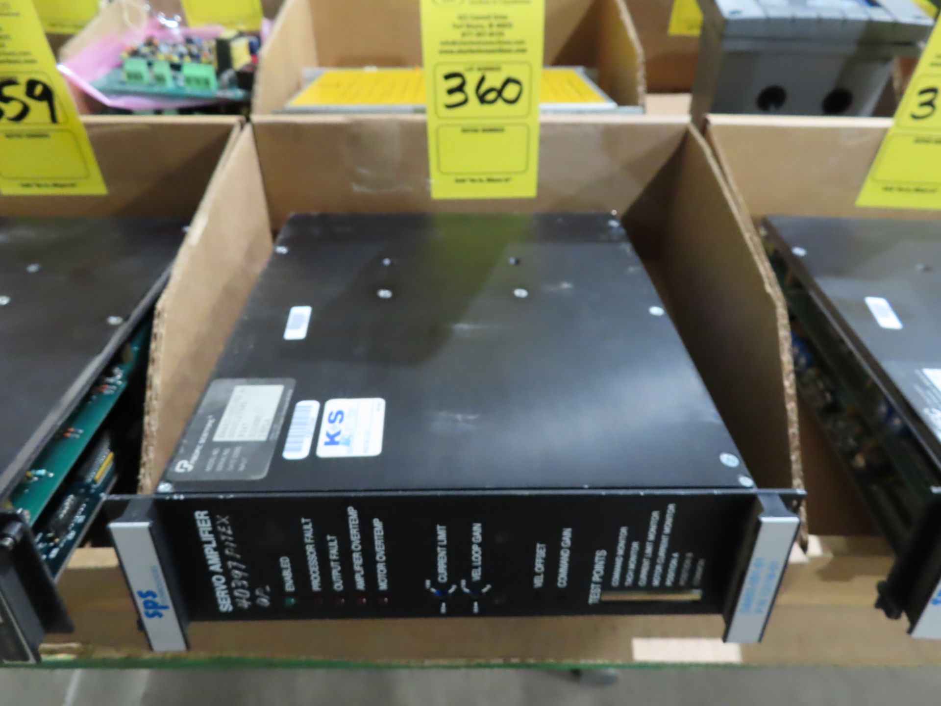 Pacific Scientific model SA602-001-01 servo amplifier, as always, with Brolyn LLC auctions, all lots