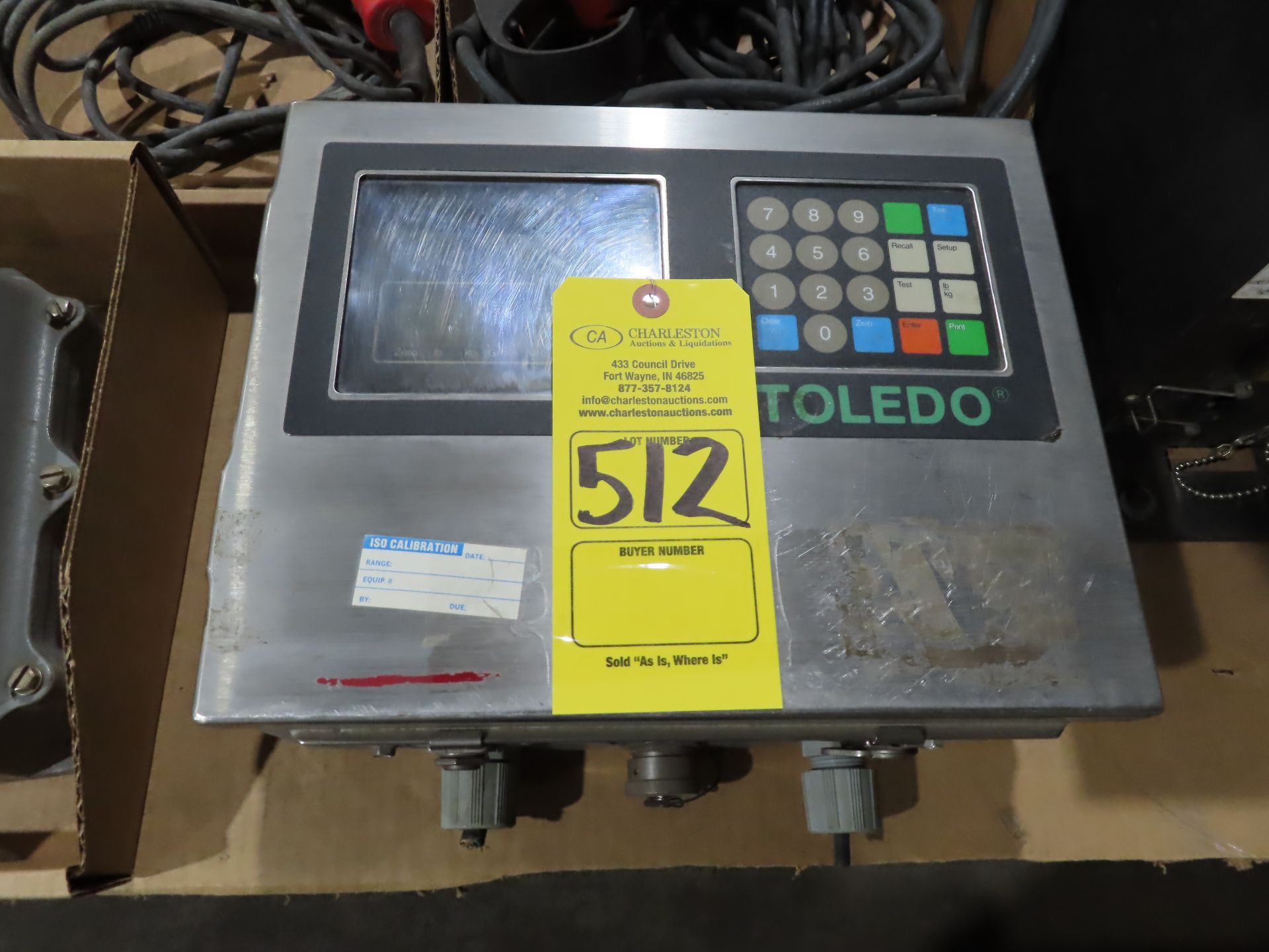 Toledo scale controller model 8142, as always, with Brolyn LLC auctions, all lots can be picked up