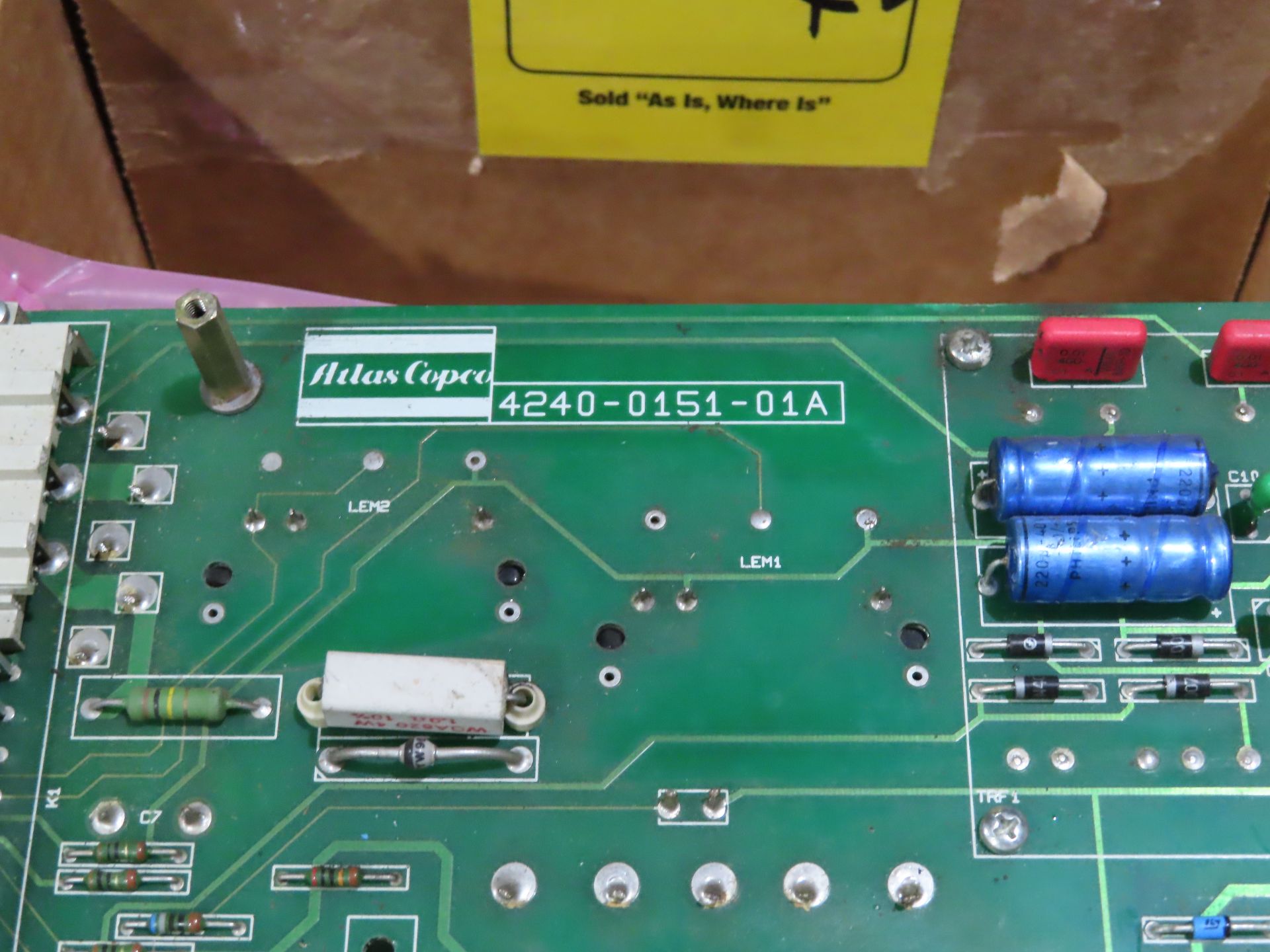 Qty 3 Altas Copco model 4240-0151-01A replacement servo amp replacement board, as always, with - Image 2 of 2