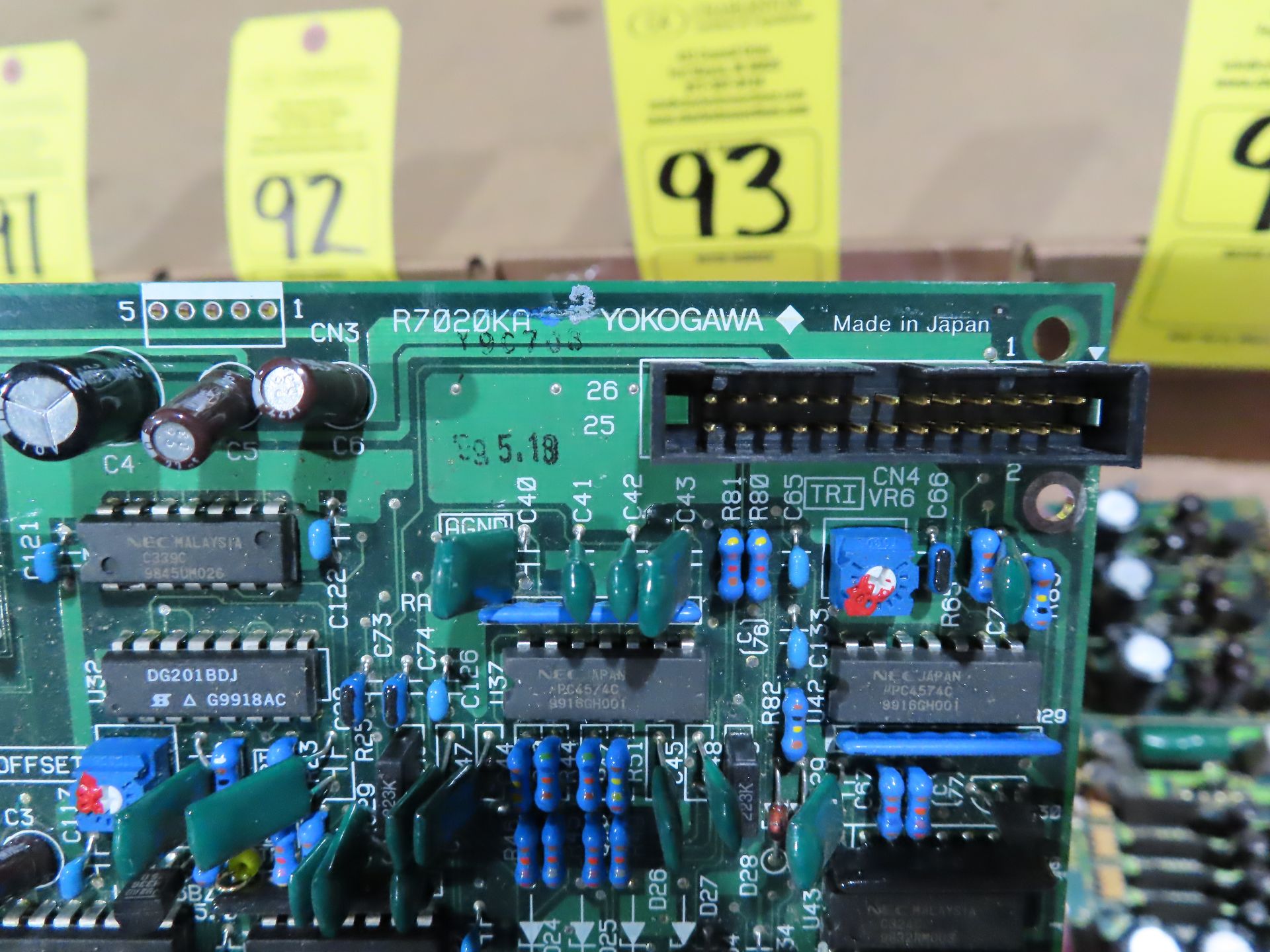 Yokogawa model R7020KA control board, as always, with Brolyn LLC auctions, all lots can be picked up - Image 2 of 2