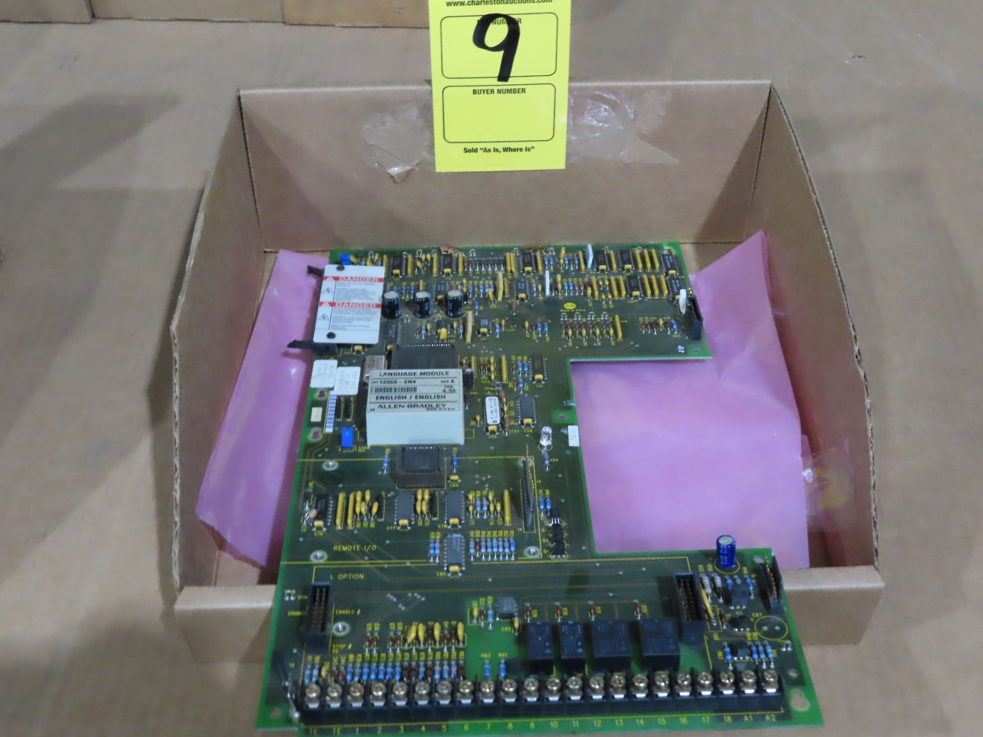 Allen Bradley model 1336S-MCB-SPI control board, as always, with Brolyn LLC auctions, all lots can