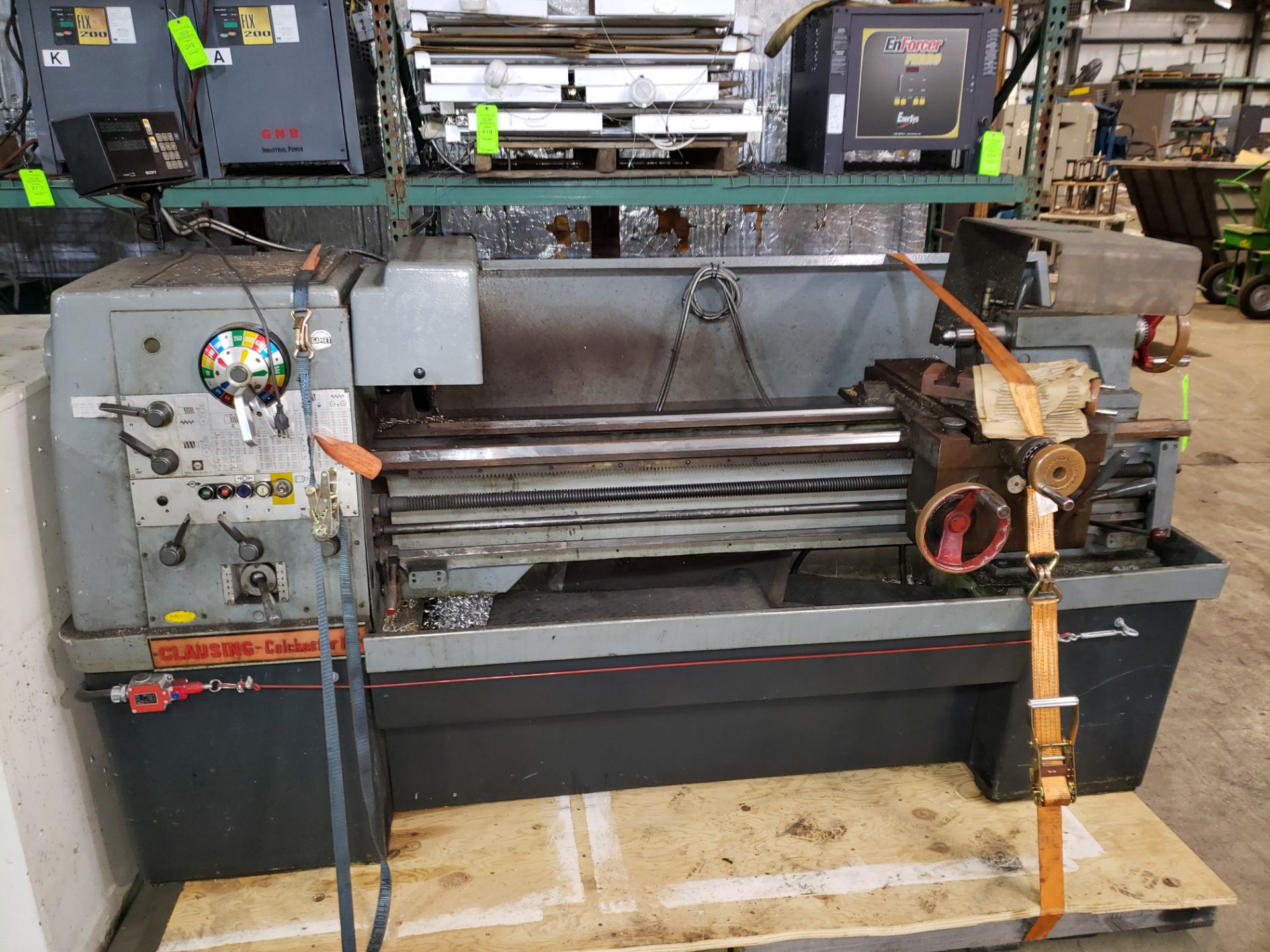 CLAUSING COLCHESTER 15" LATHE