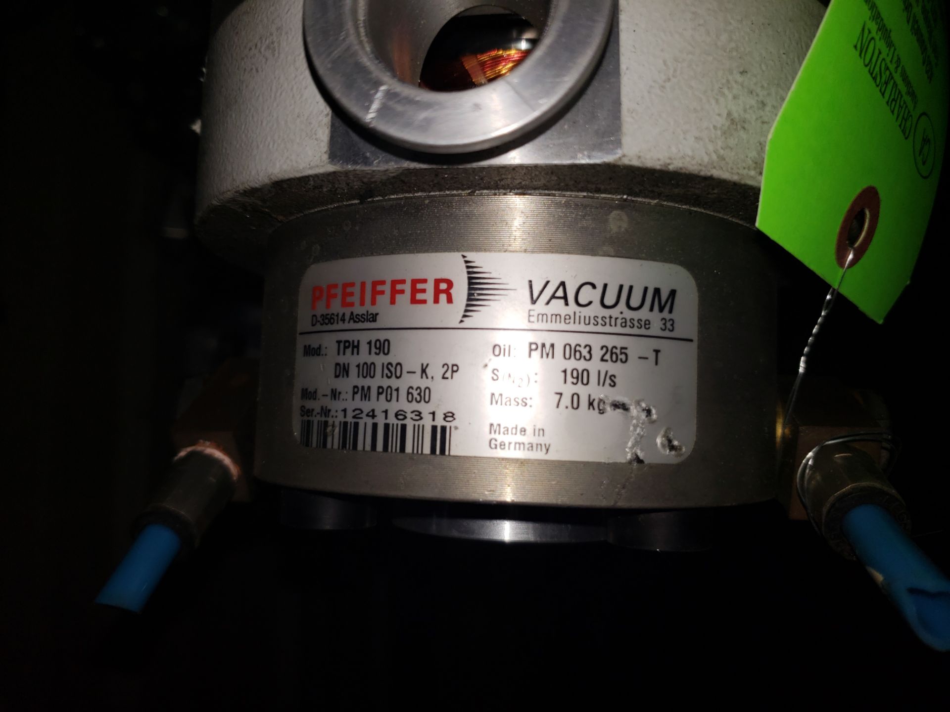 (4) PFEIFFER VACUUM PUMPS - Image 2 of 2